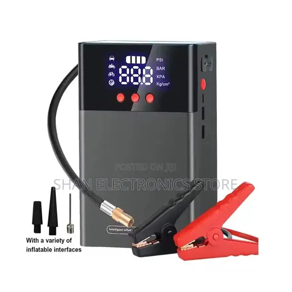 12v2000a Carjump Starter With150psi Air Compressor 80000mah