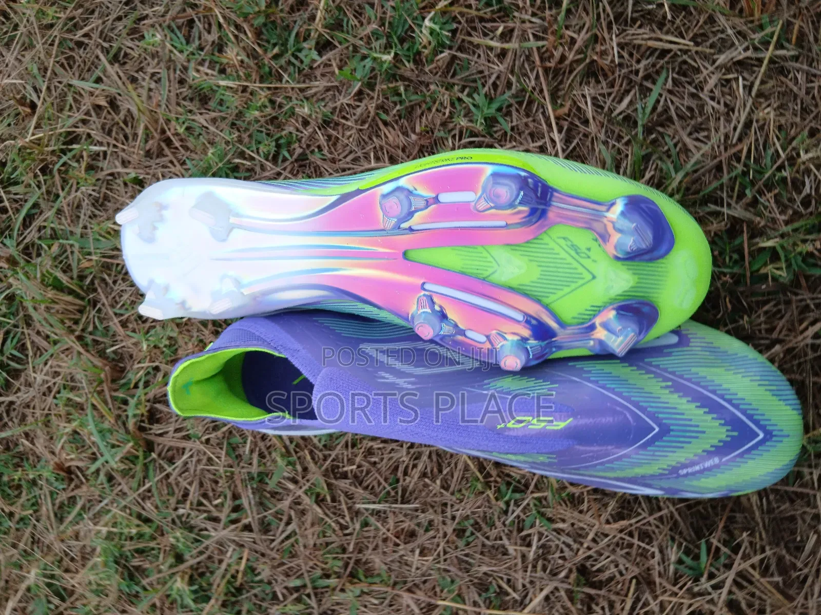 Adidas F50 Rush Purple Laceless Football Boots