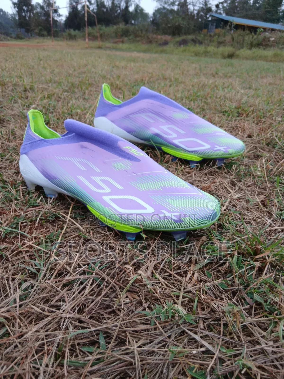 Adidas F50 Rush Purple Laceless Football Boots