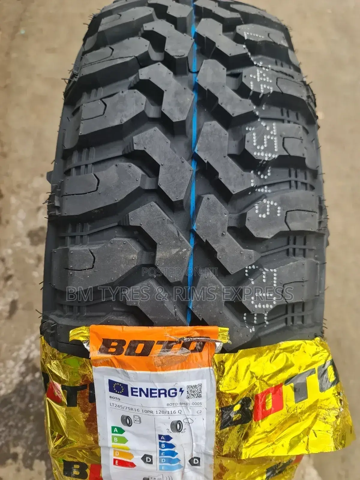 245 /75 R16 Boto Tyres (Mud Terrrain) New Technology.
