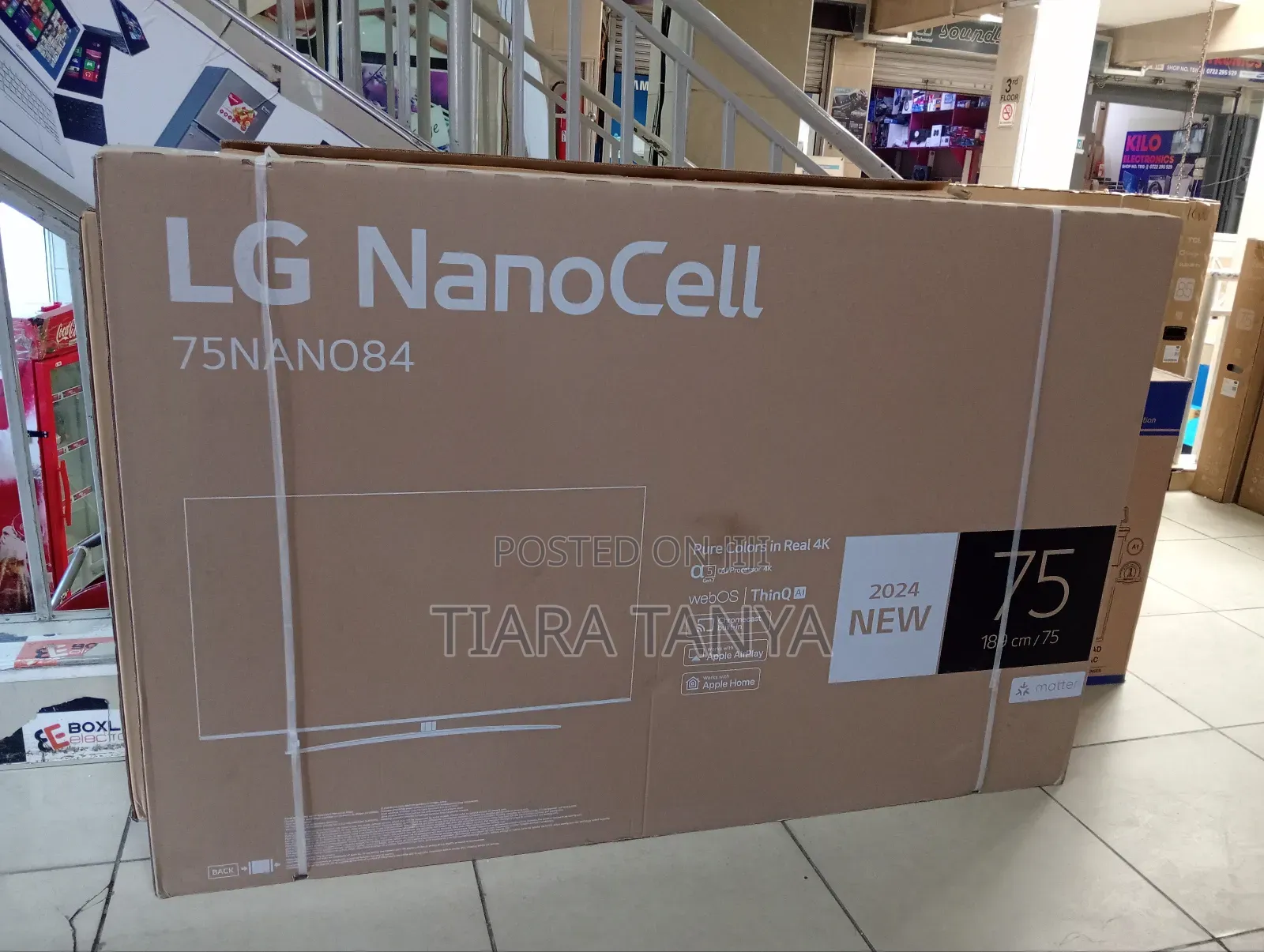 Lg 75" Smart Nanocell Display Uhd Webos Tv Ai Thin Q Tv