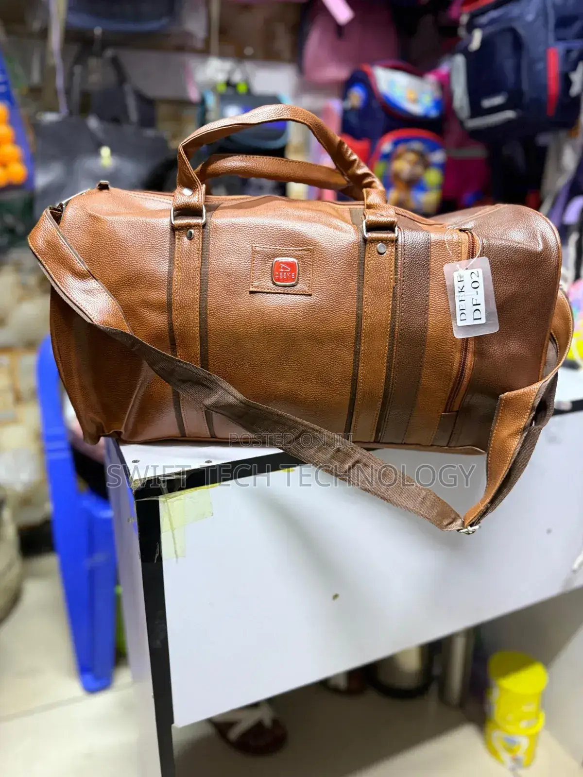 Duffle Leather Bag / Travel Leather Bag
