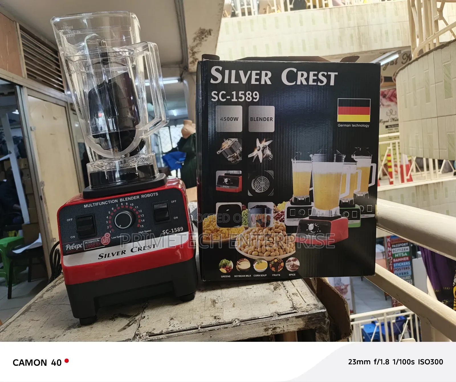 4500 Watts Sc - 1589 Commercial Blender