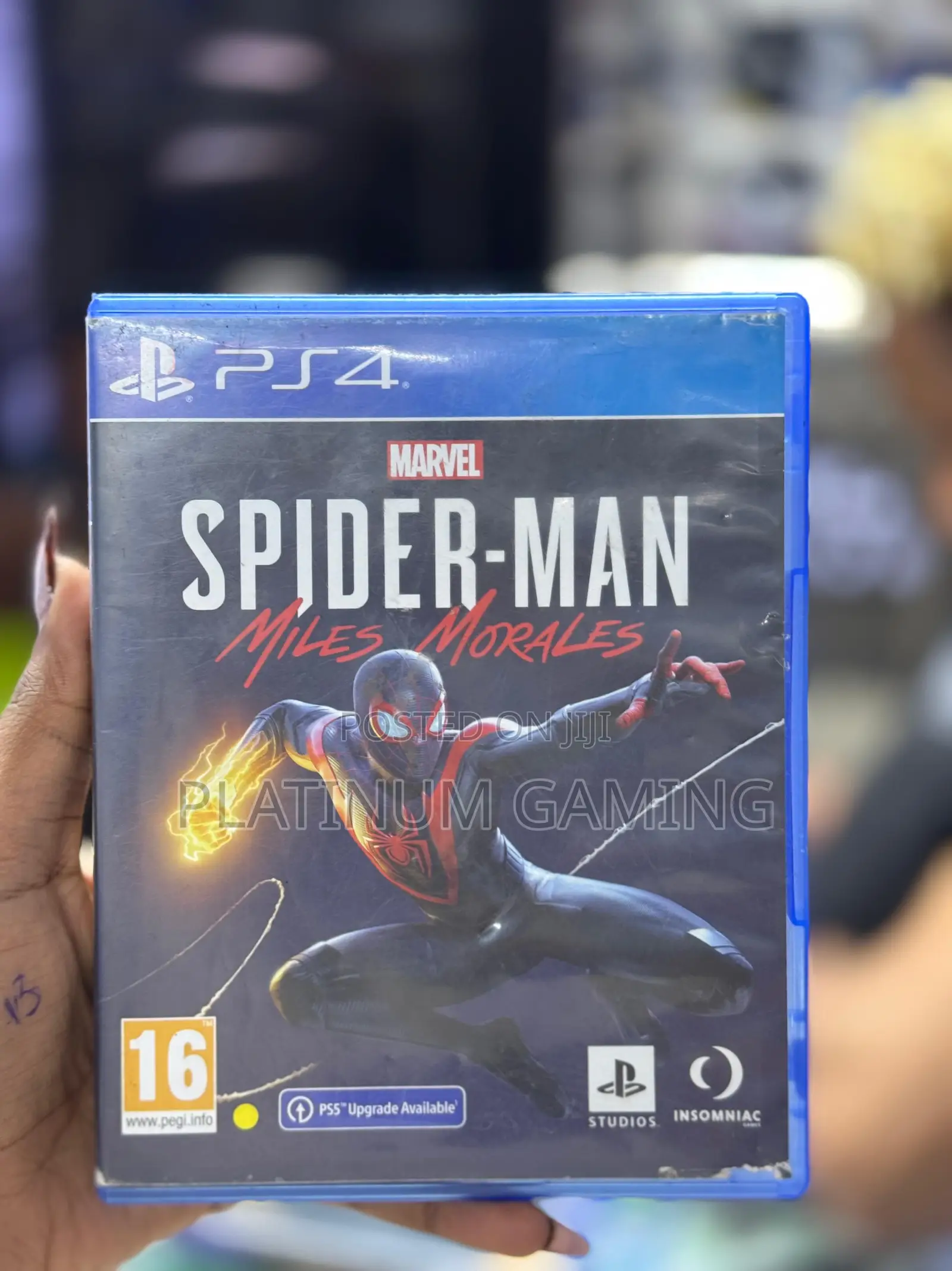 Used Spiderman Miles Morales Ps4