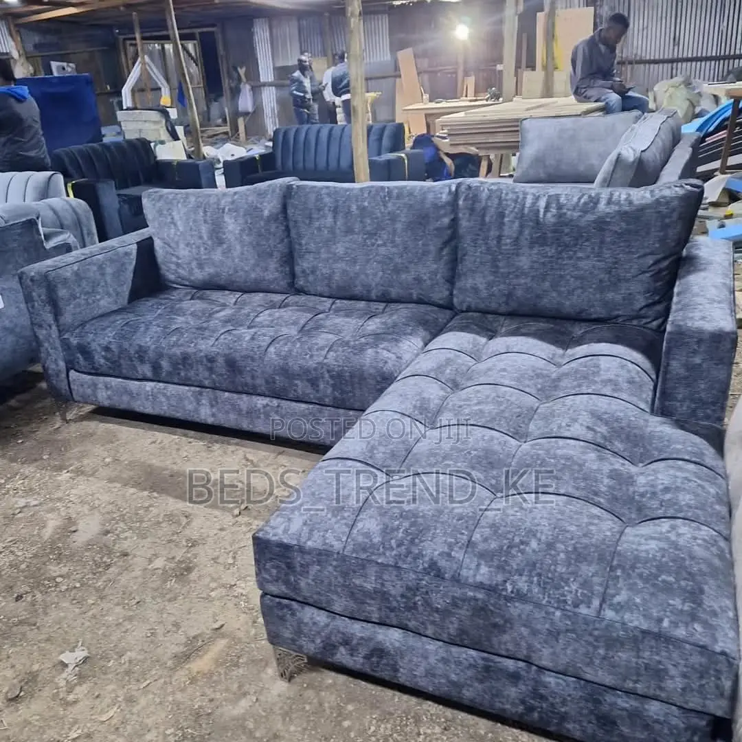 6 Seater Chesterfield L Seat Sofa