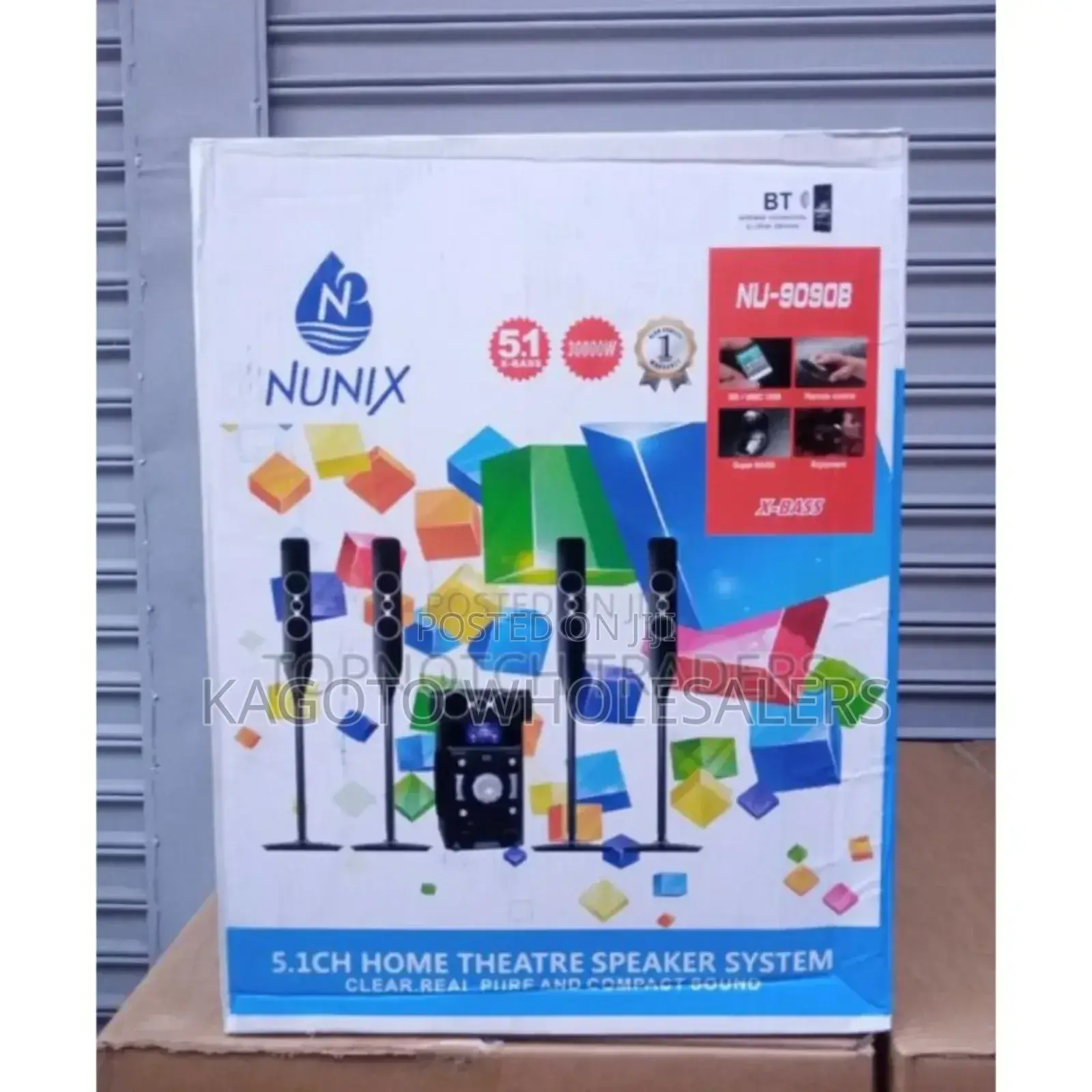 Brànd New Nunix 9090b , 9090b,  5speaker Home Theatre