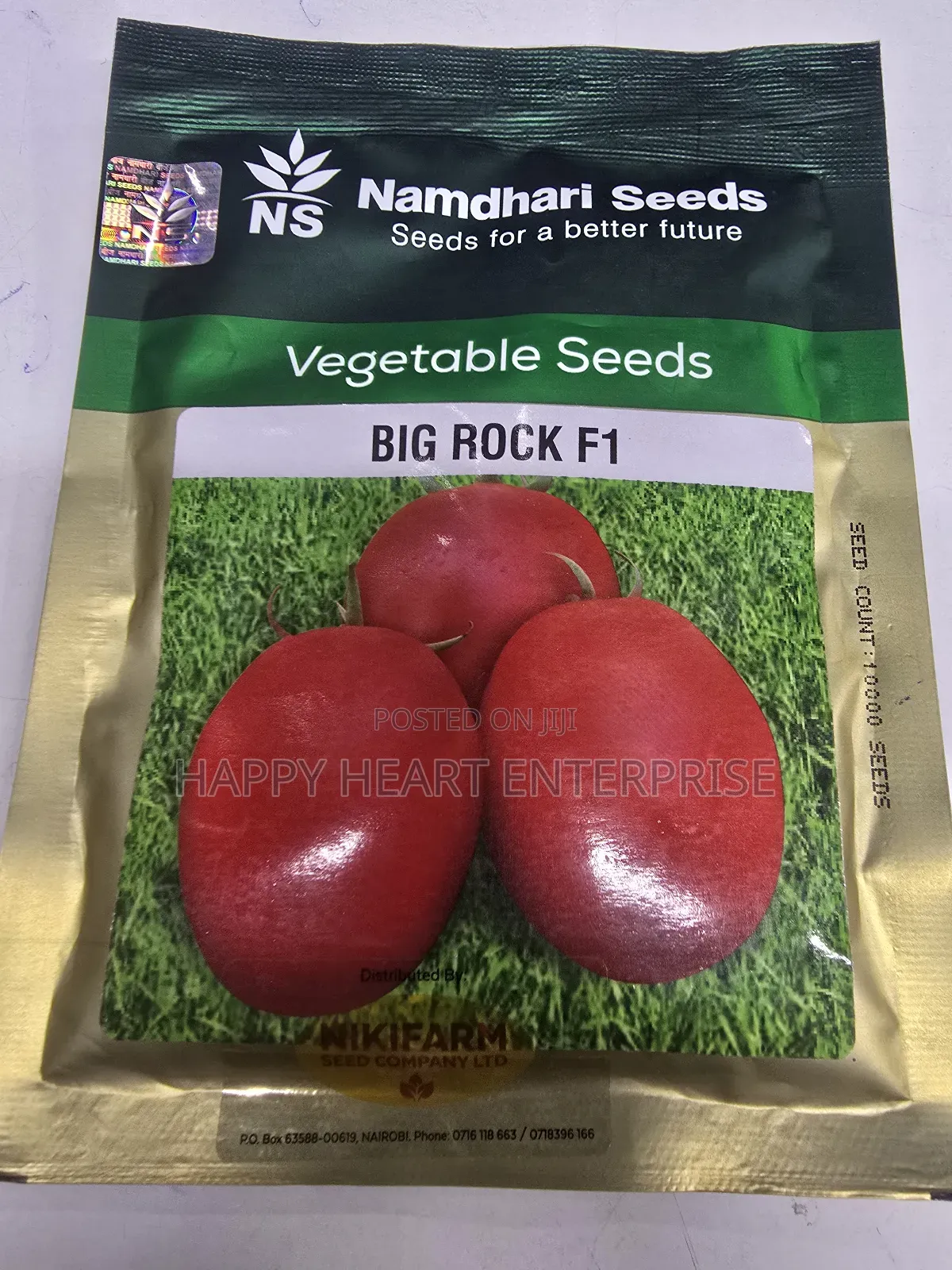 Big Rock F1 10,000 Tomato Seeds