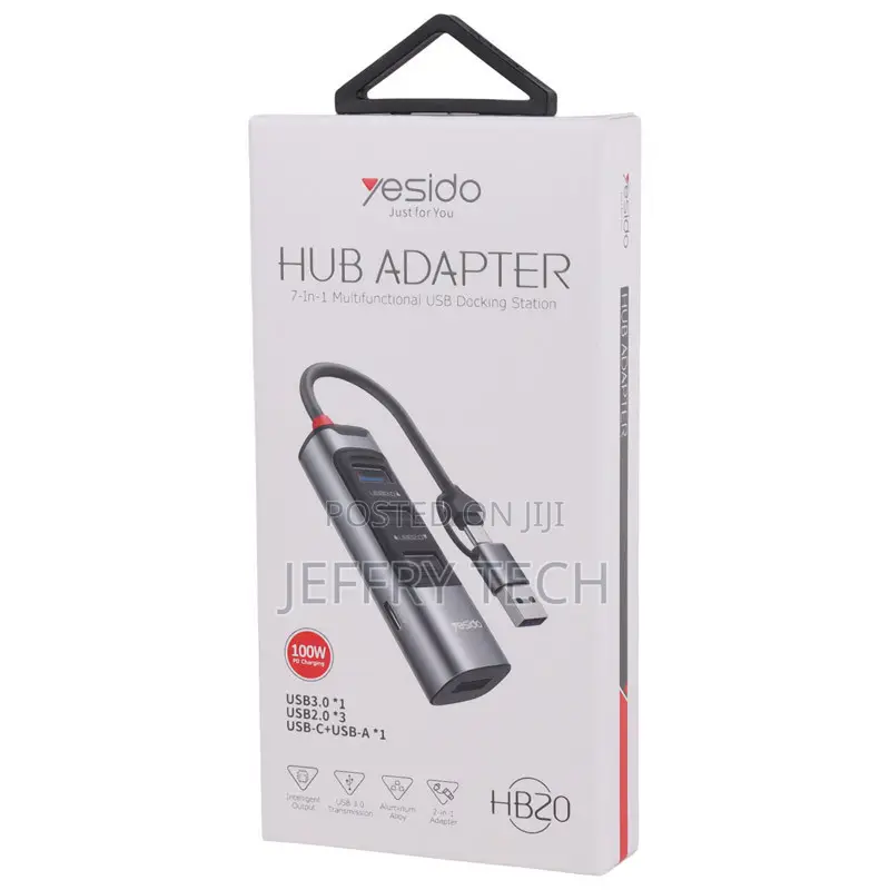 Yesido Hb20 Type-C /Usb 5port Hub