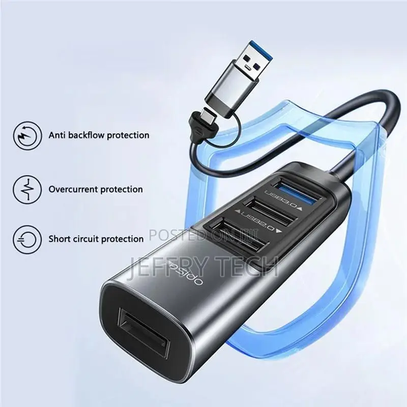 Yesido Hb20 Type-C /Usb 5port Hub