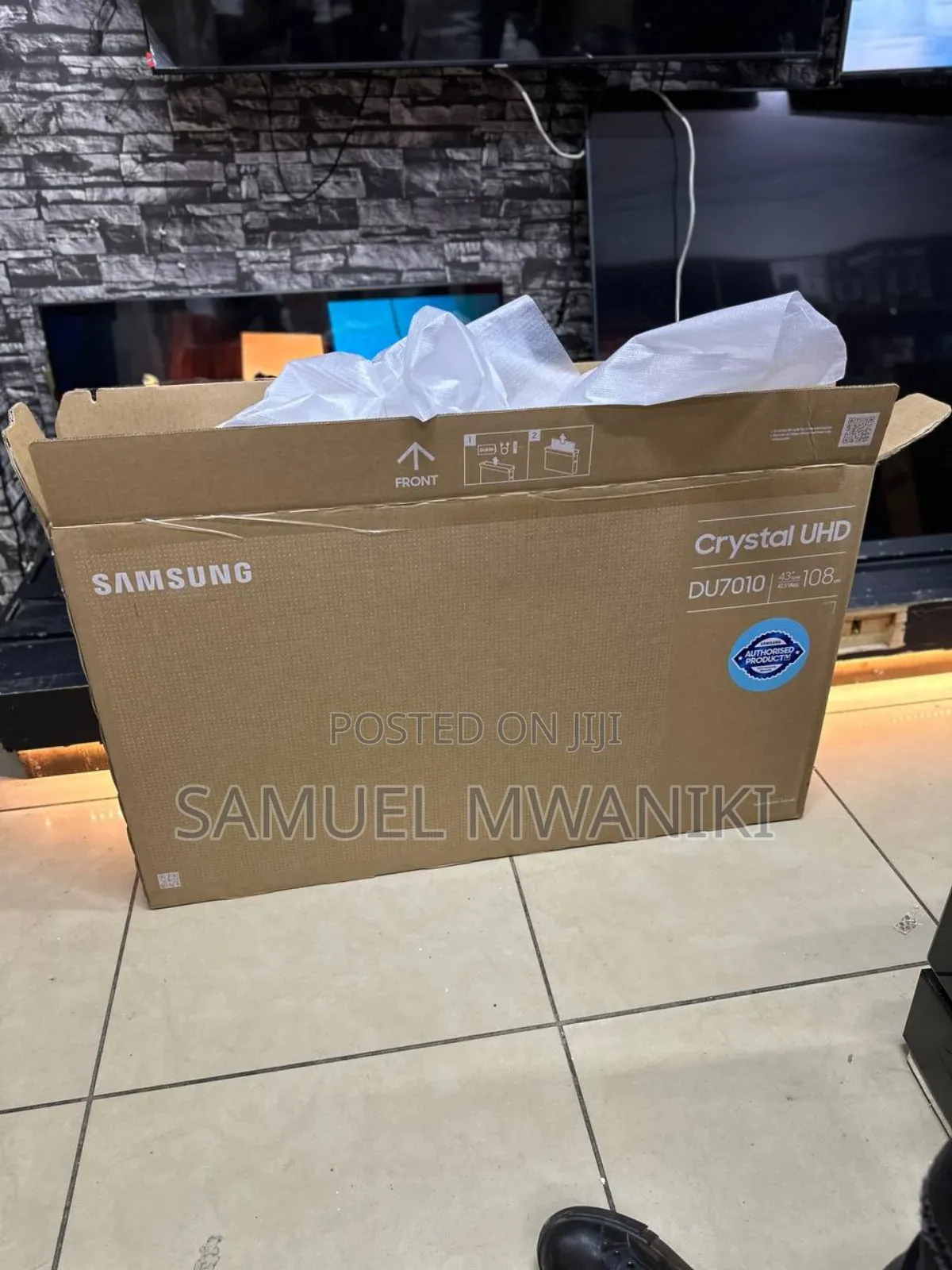 Samsung 43′′ Crystal Uhd Smart Tv Hdr10+ Bluetooth