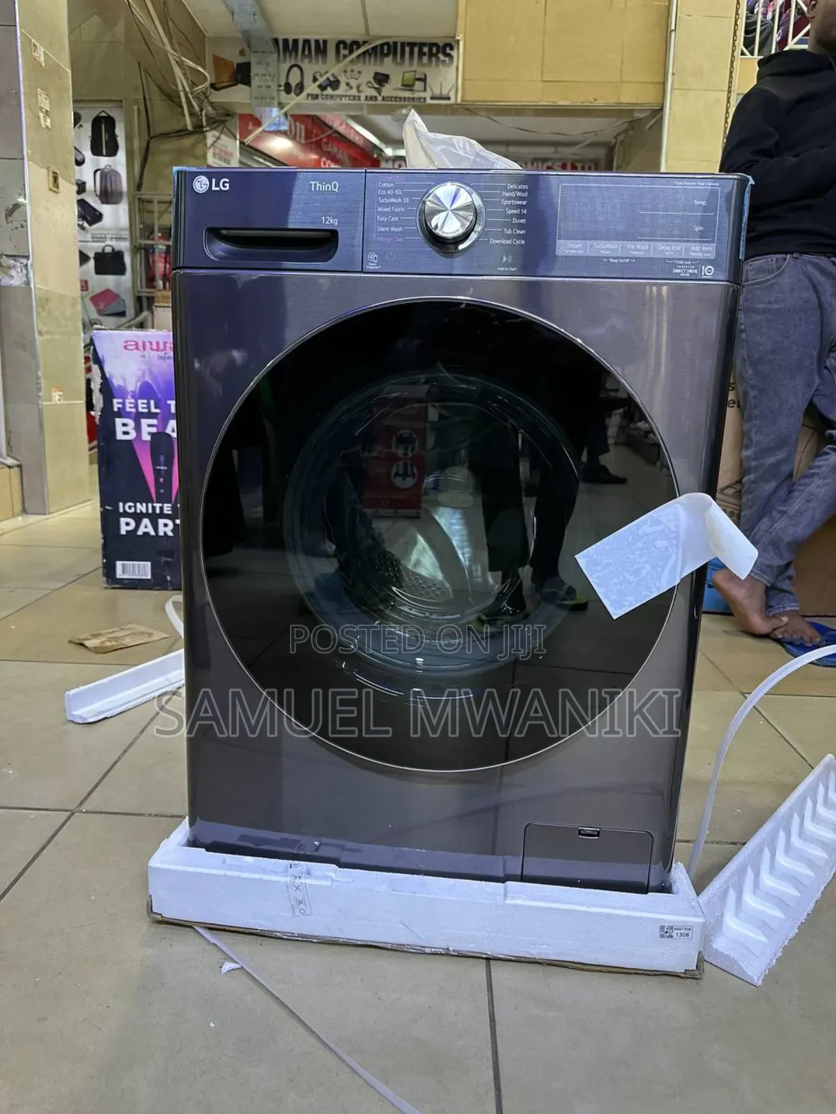 Lg 12kg Front Load Washer Ai Ddtm | Steamtm | Lg East Africa