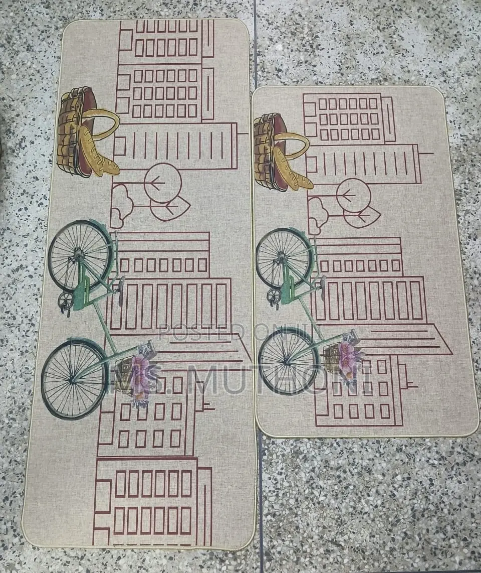 Quality Heavy 2 in 1 Rubber Bottom Kitchen Mats