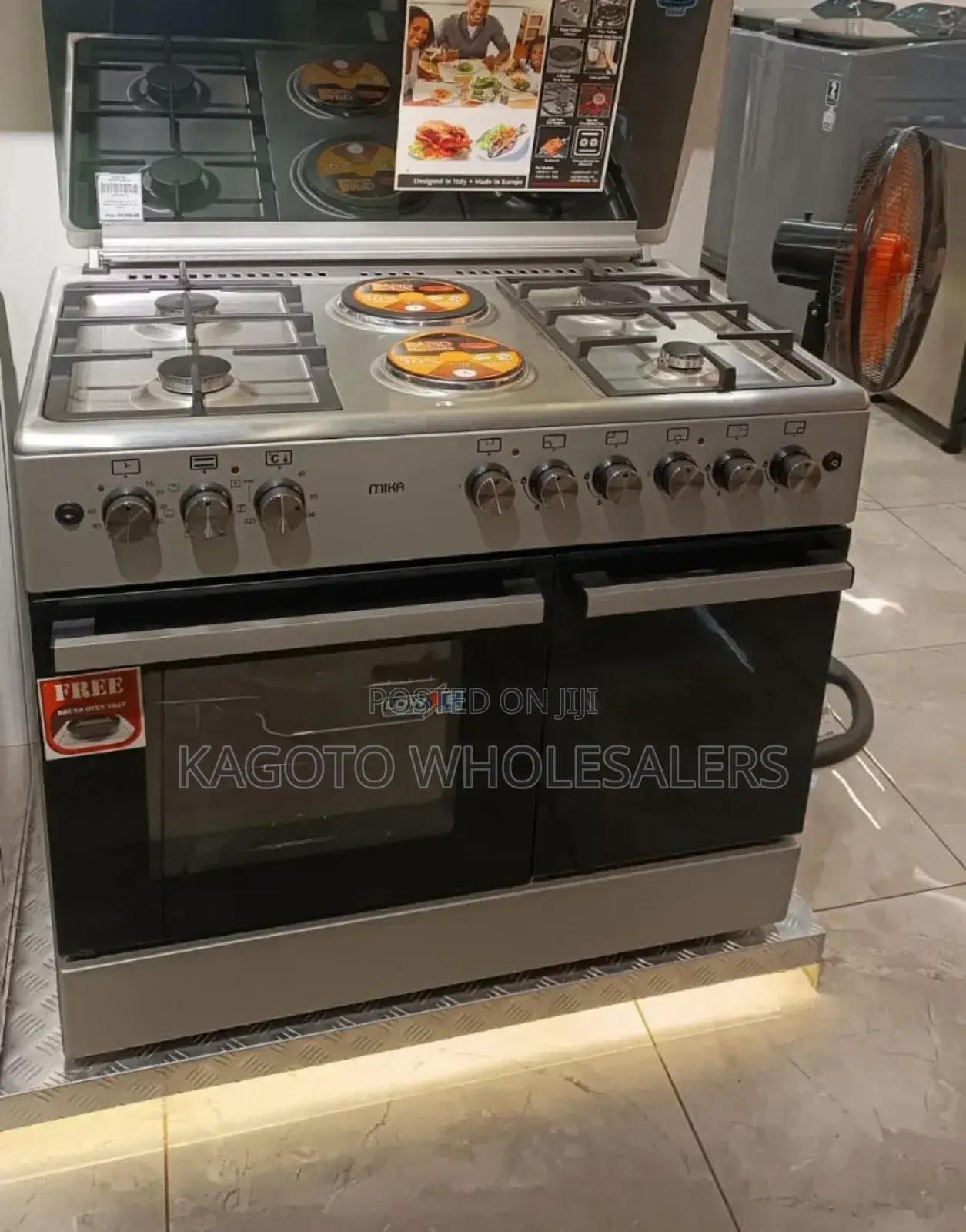 Mika Standing Cooker, 90cmby 60cm, 4 Gas_model_ Mst9042e