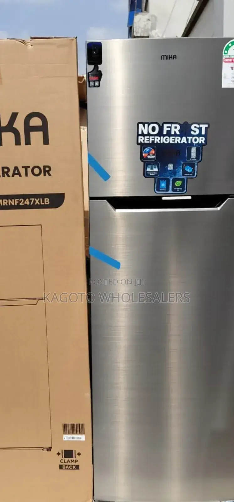 Mika 247 Litres Top Freezer Double Door Refrigerator Mk247dd