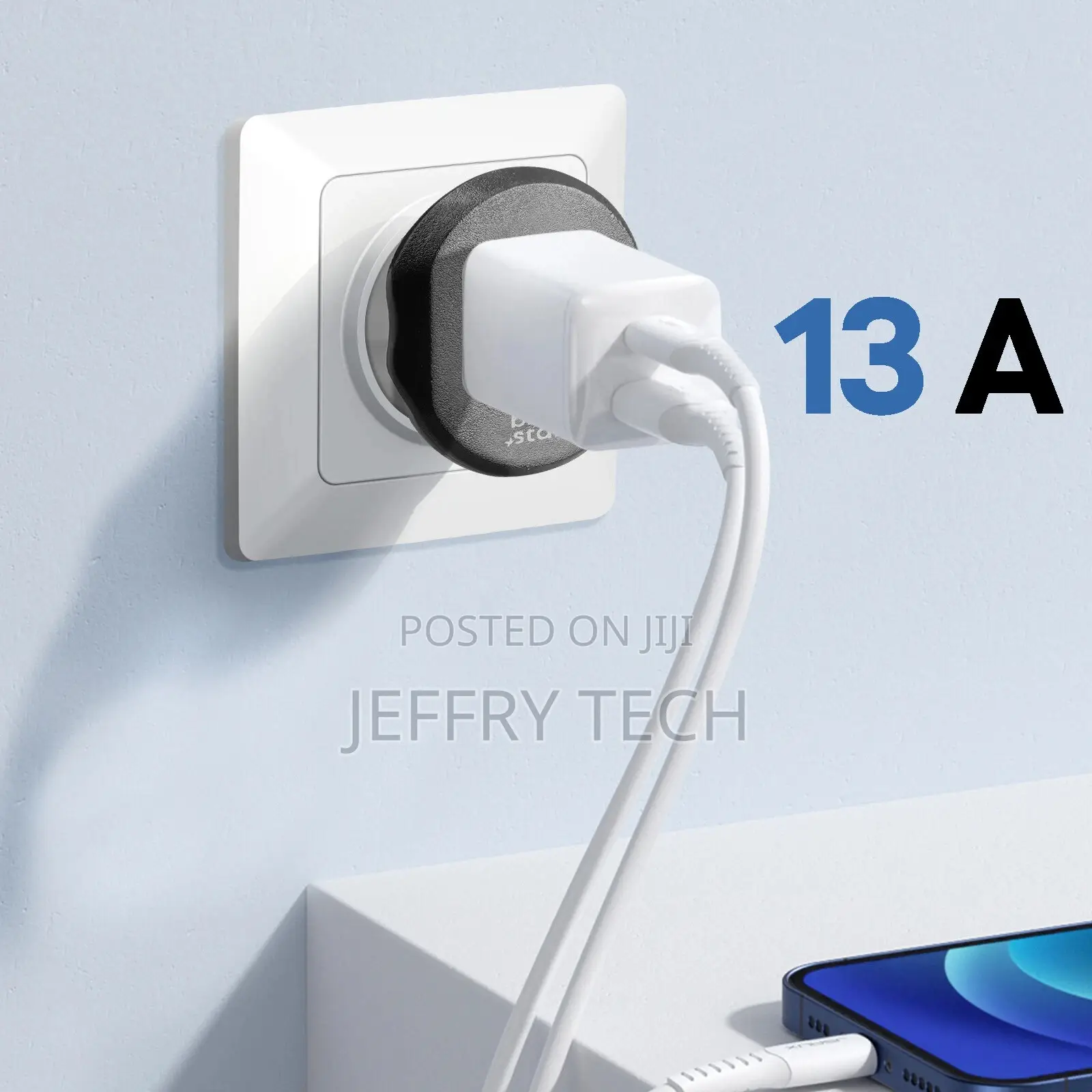Blue Star Charger Adapter for Prise Uk 13a