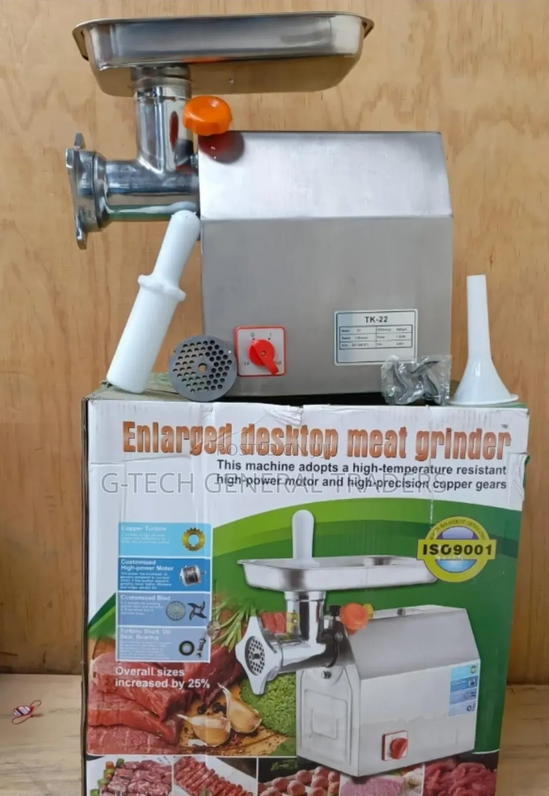 Enlarged Desktop Heavy Duty Industrial Meat Grinder