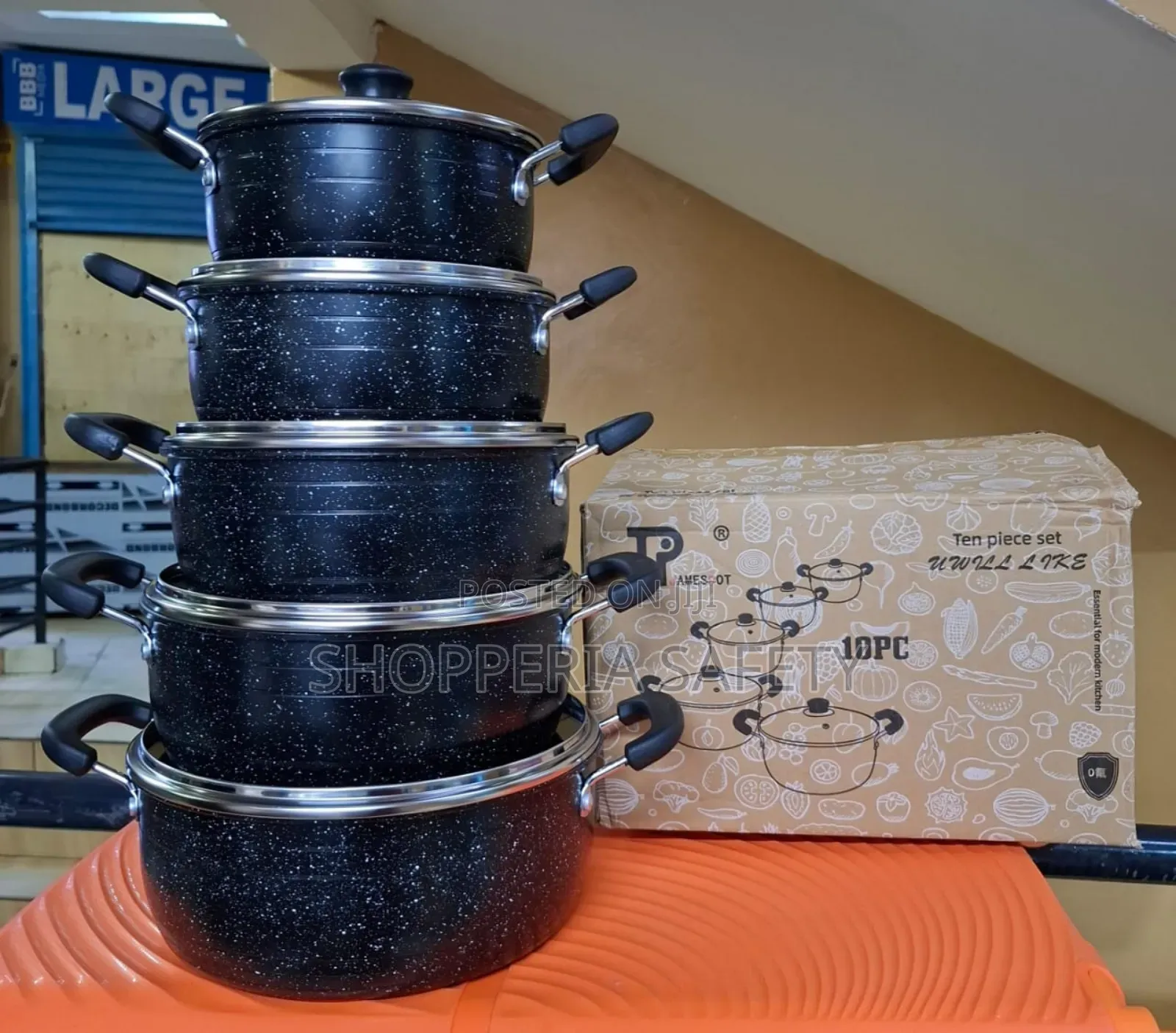 Jp Nonstick Cookware/ Sufurias- Black