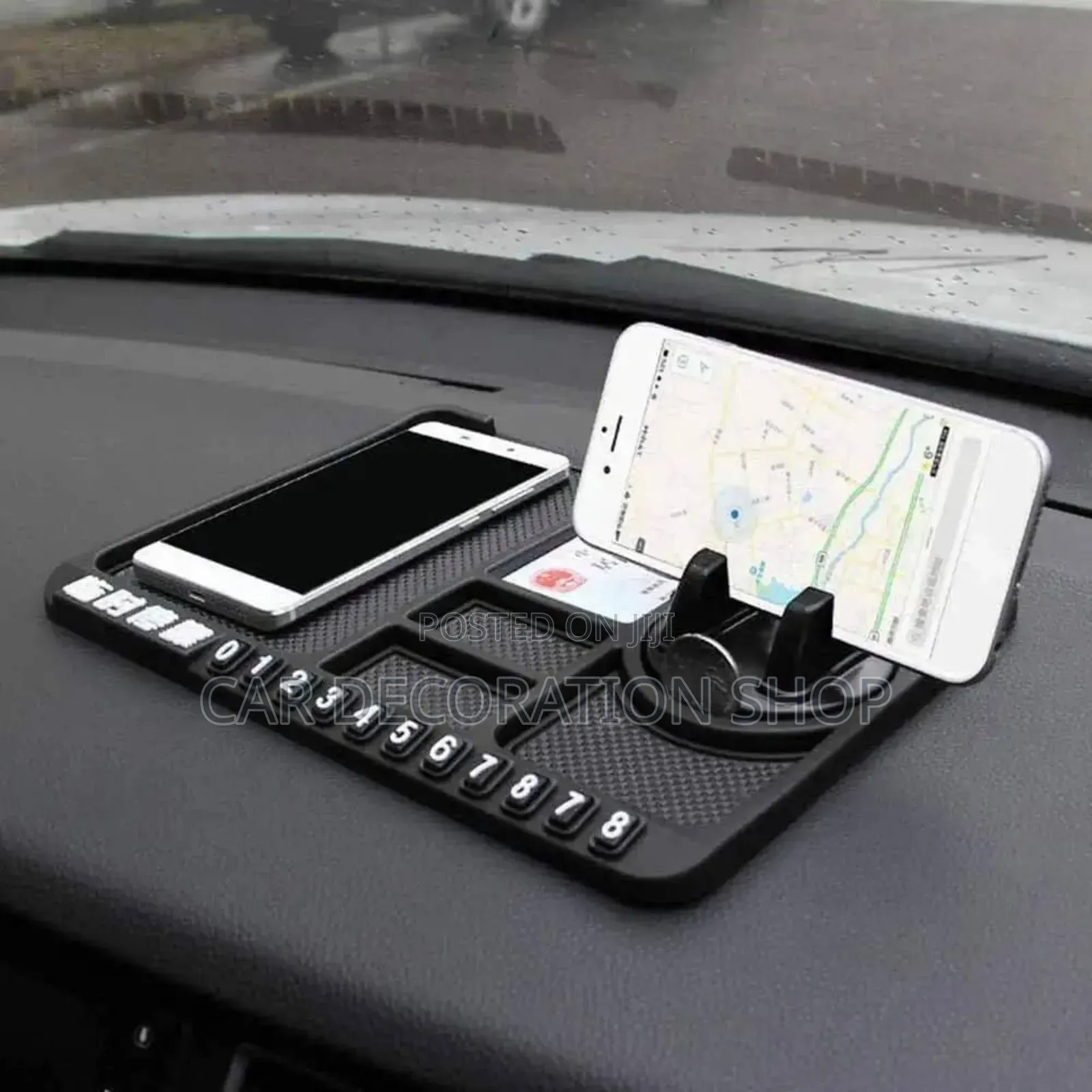 Rubber Antslip Mat With Phone Holder