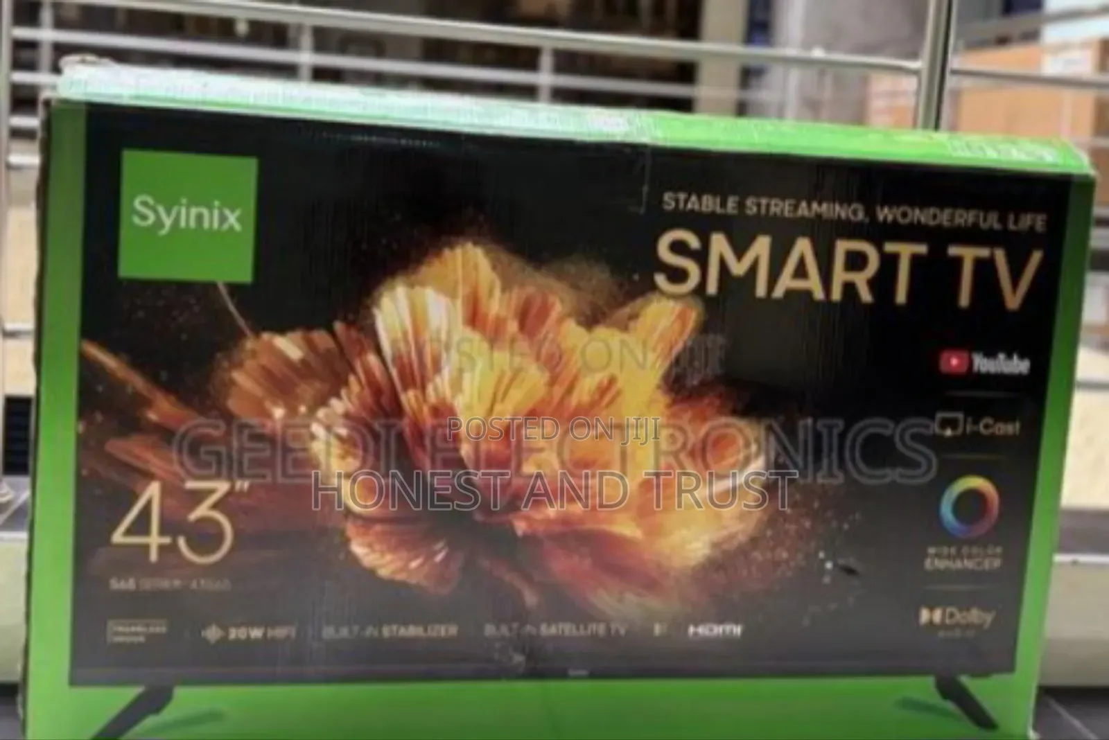 Syinix 43 Inches Smart Tv