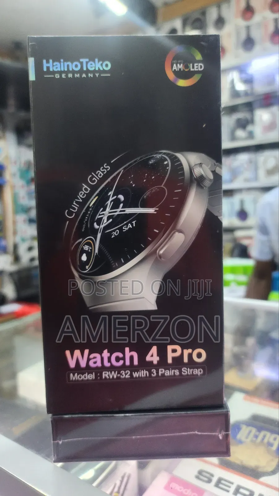 Haino Teko Smart Watch 4 Pro Rw-32 With Amoled Curved Glass