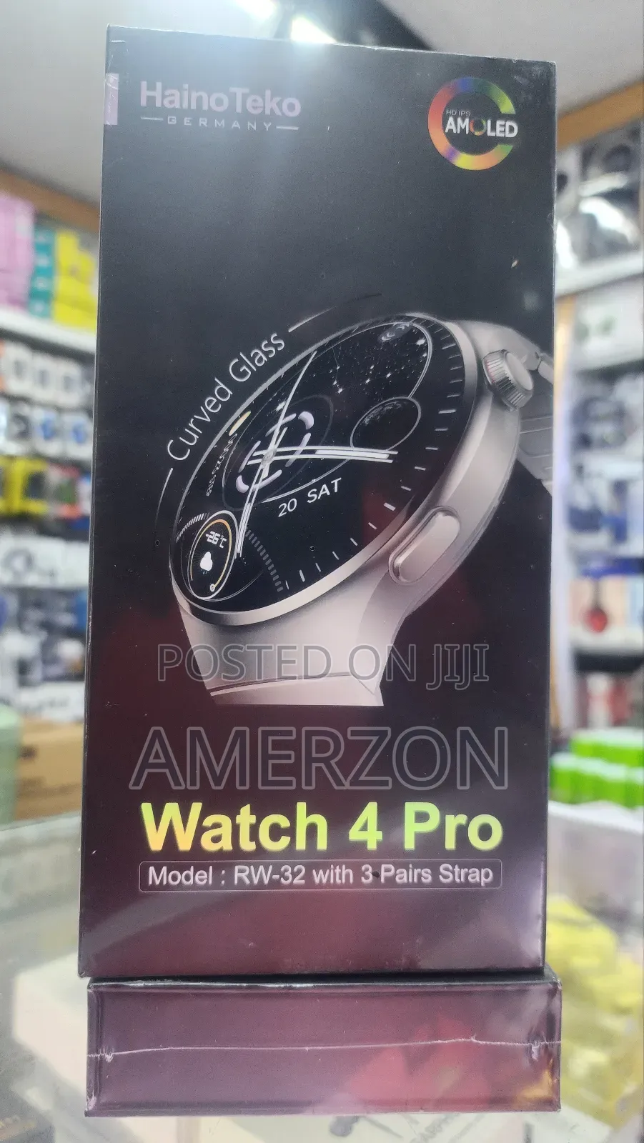 Haino Teko Smart Watch 4 Pro Rw-32 With Amoled Curved Glass