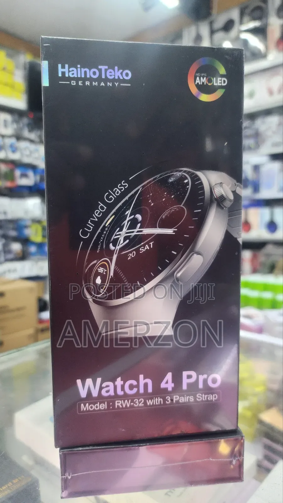Haino Teko Smart Watch 4 Pro Rw-32 With Amoled Curved Glass