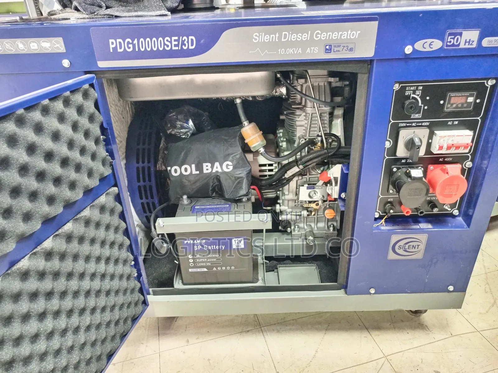 Heavy Duty Pyramid Germany Pdg10000se3d Silent Diesel Gen