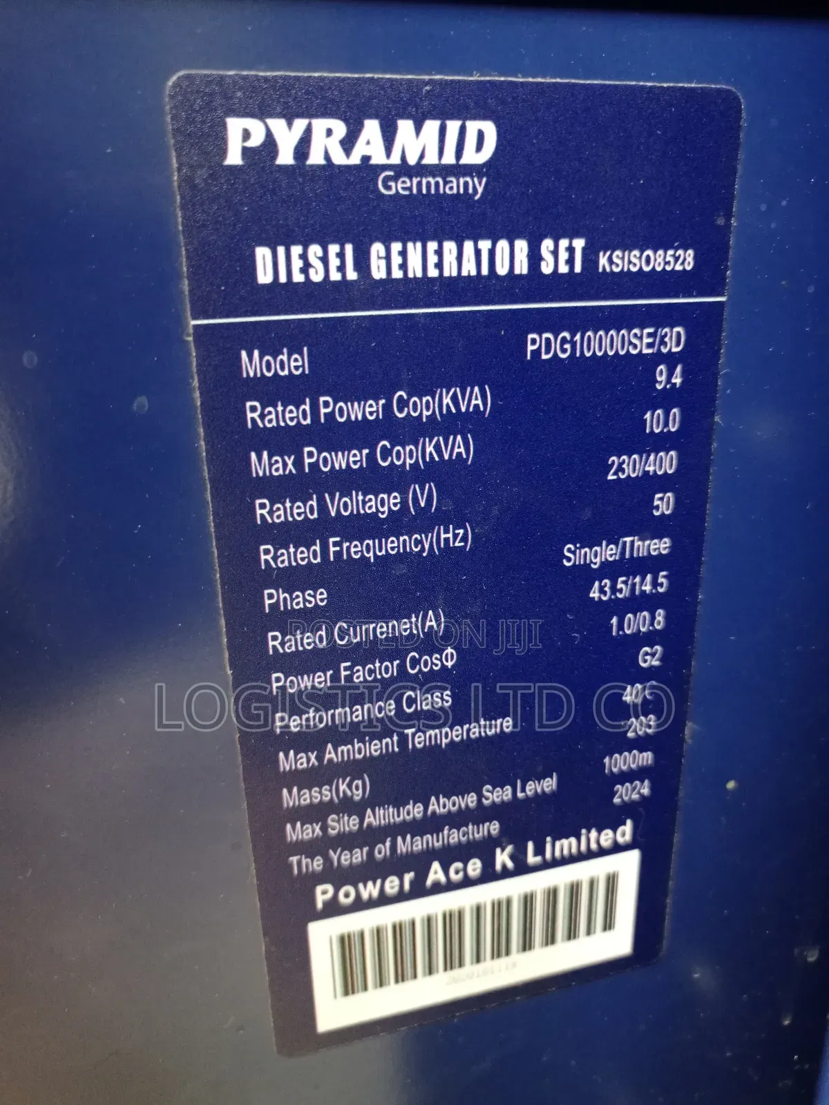 Heavy Duty Pyramid Germany Pdg10000se3d Silent Diesel Gen