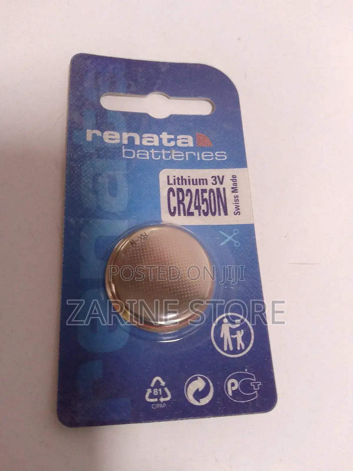 Cr2450n Lithium Battery 3v Renata