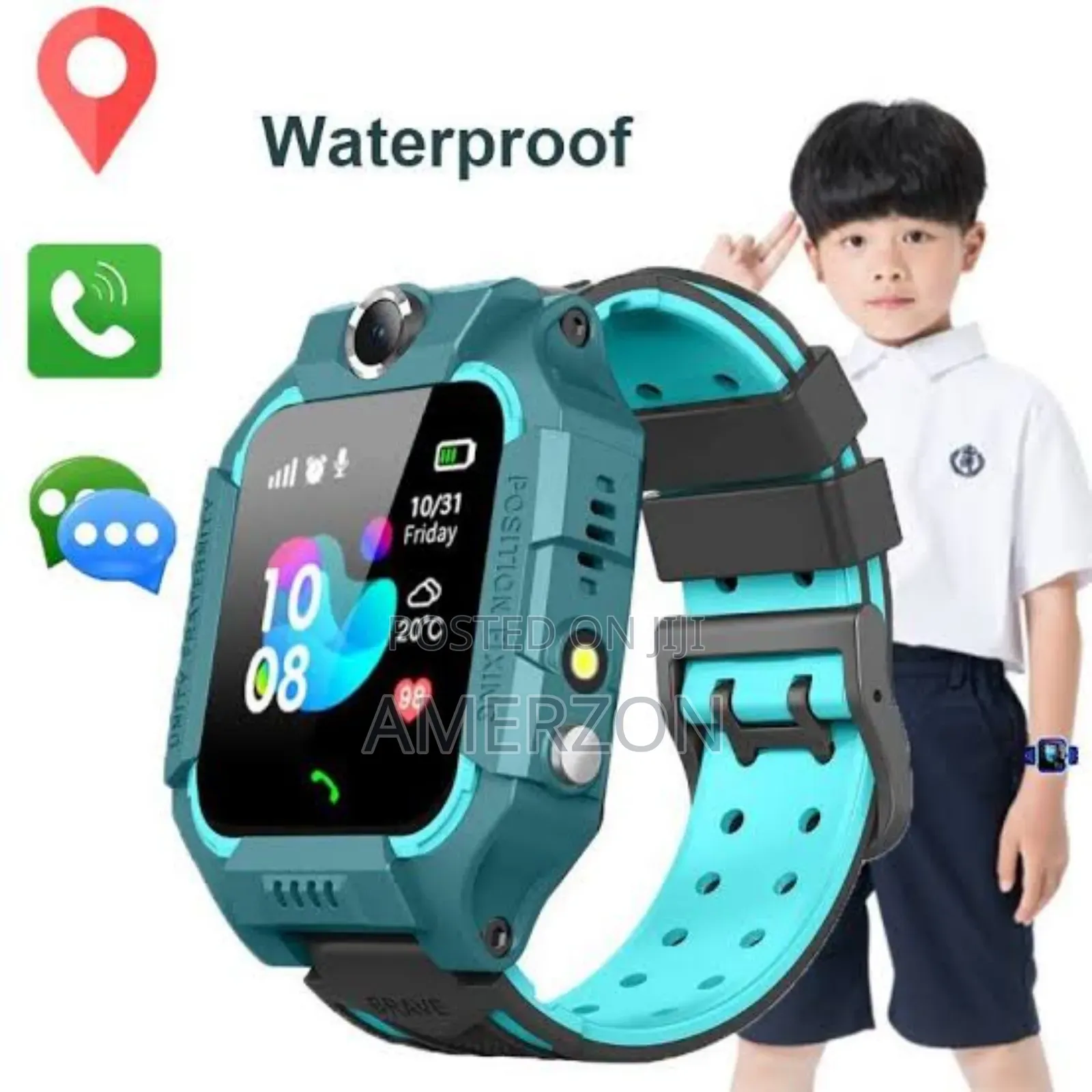 Smart Watch for Kids Waterproof GPS Tracker Sos Call Phone