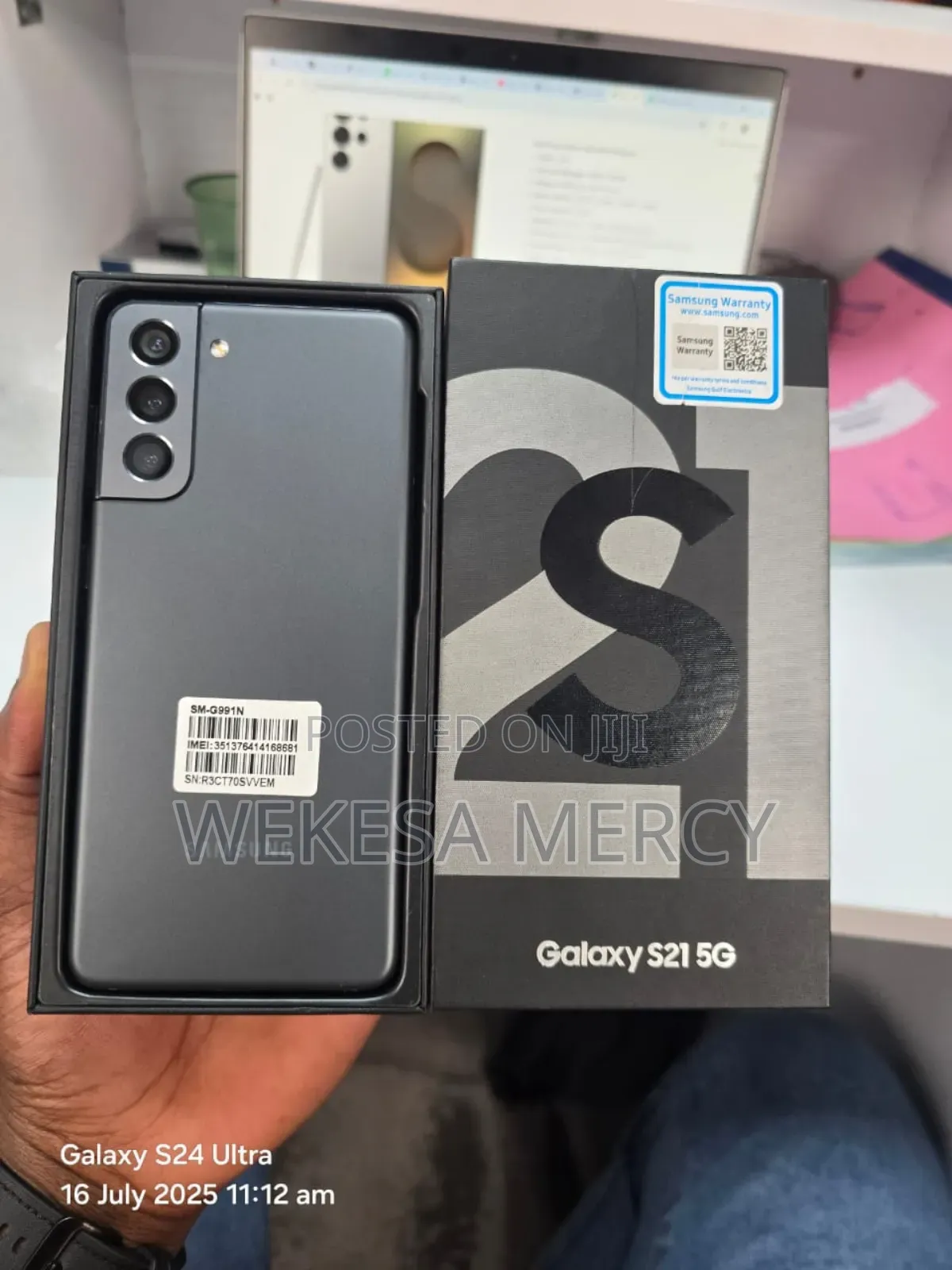 Samsung Galaxy S21 5G 256 GB Black