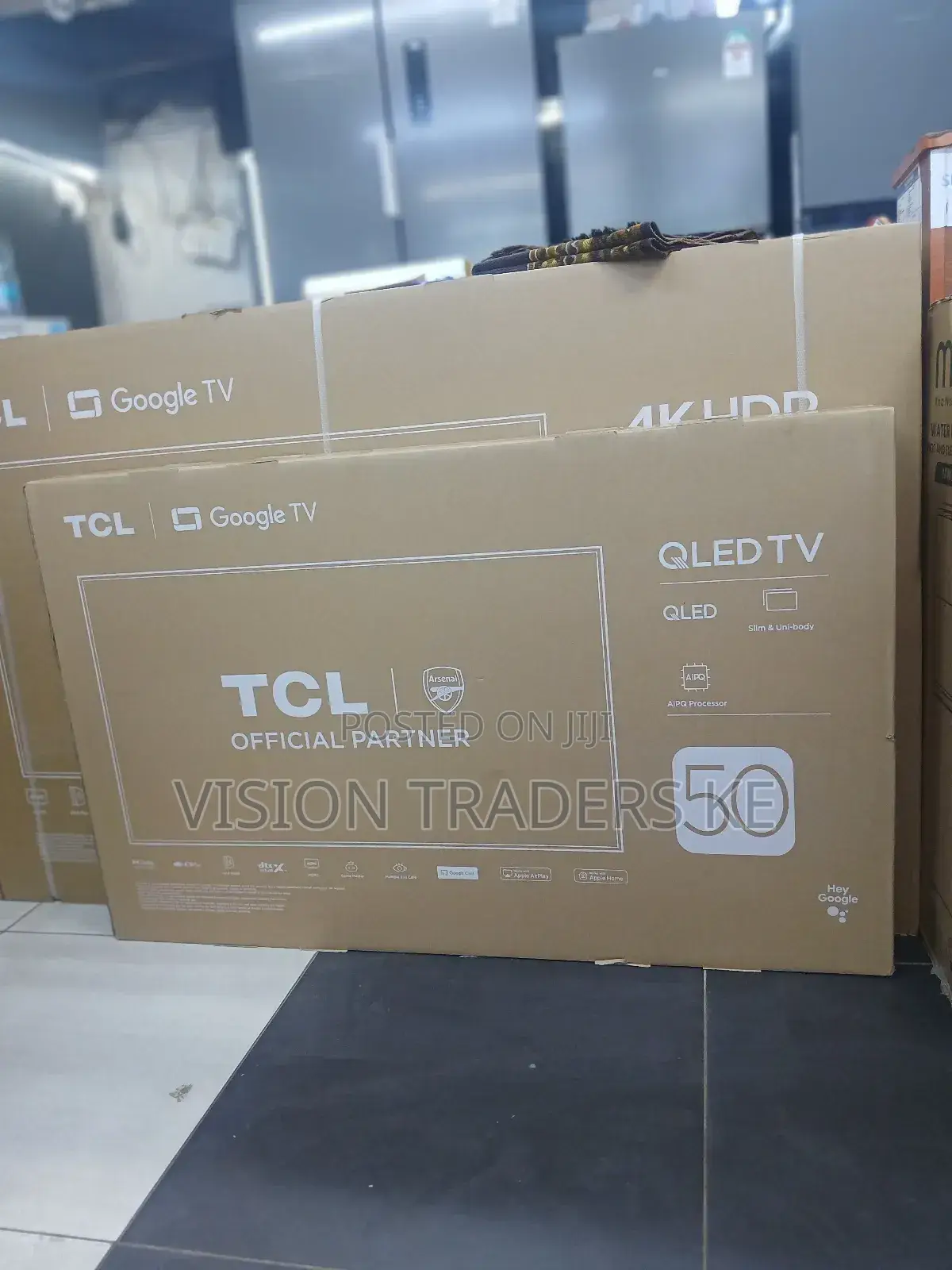 TCL 50inch Qled, TCL 50inches Smart Qled Frameless Tv