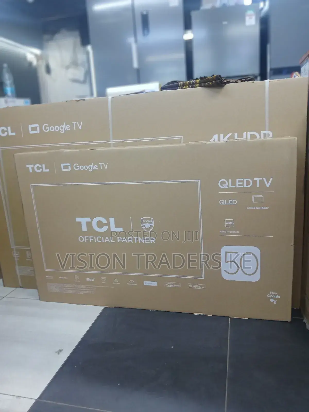TCL 50inch Qled, TCL 50inches Smart Qled Frameless Tv