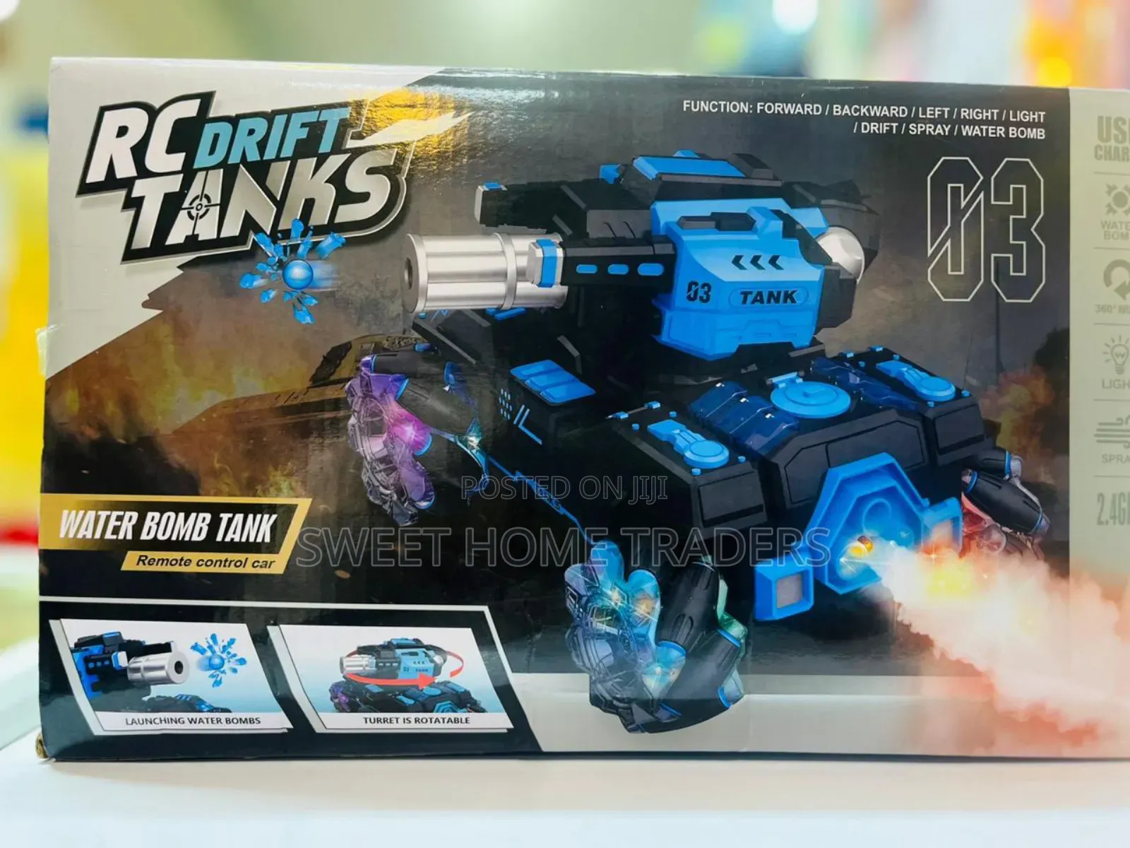 Remote Rc Drift Water Bomb Trank