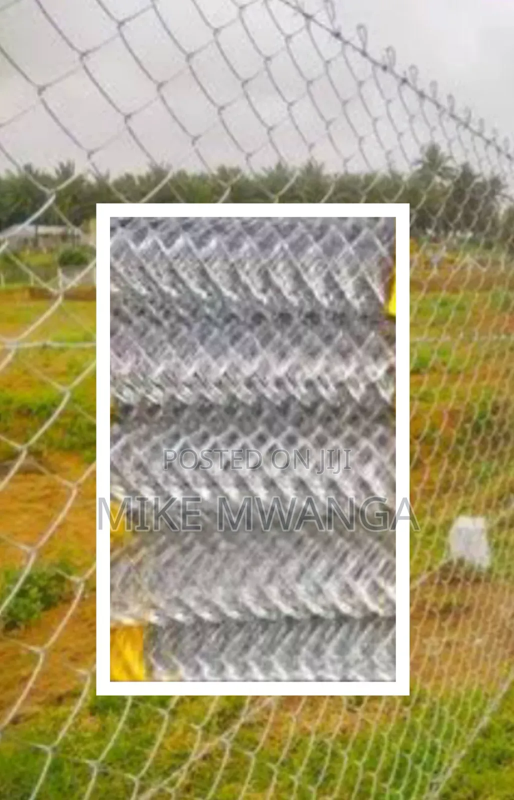 4ft Galvanized Chain Link 50x50 Gauge 9