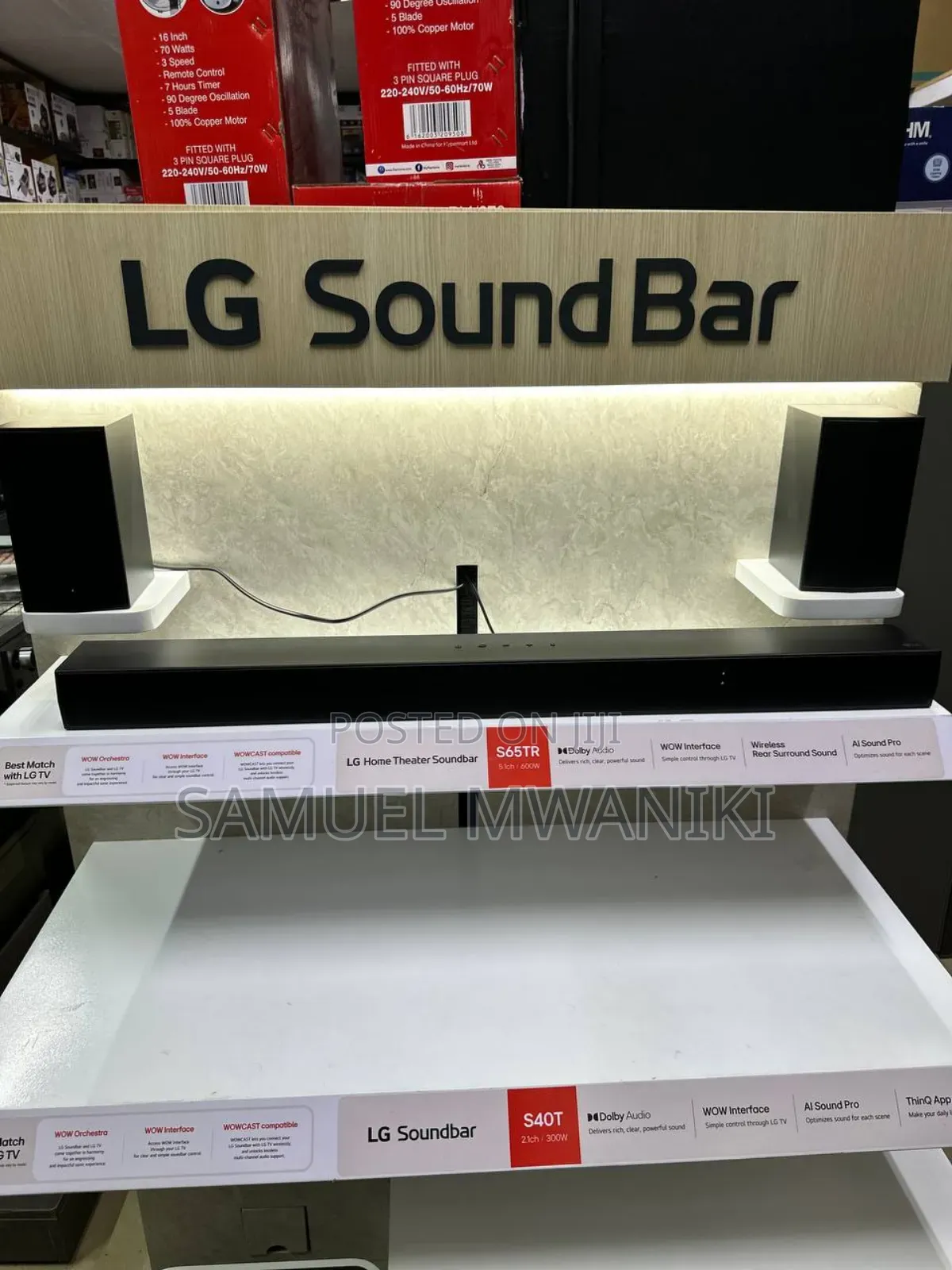 Lg Soundbar S65t 600w 5.1 Channel Immersive With 3-Band Eq