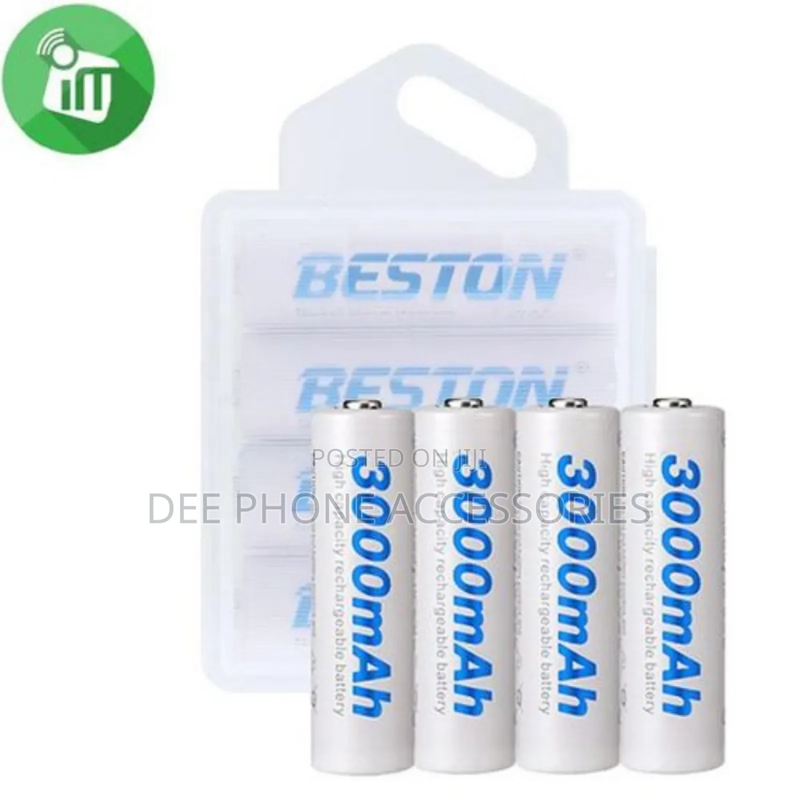Beston 4 PCS Aa 3000mah Rechargeable Batteries