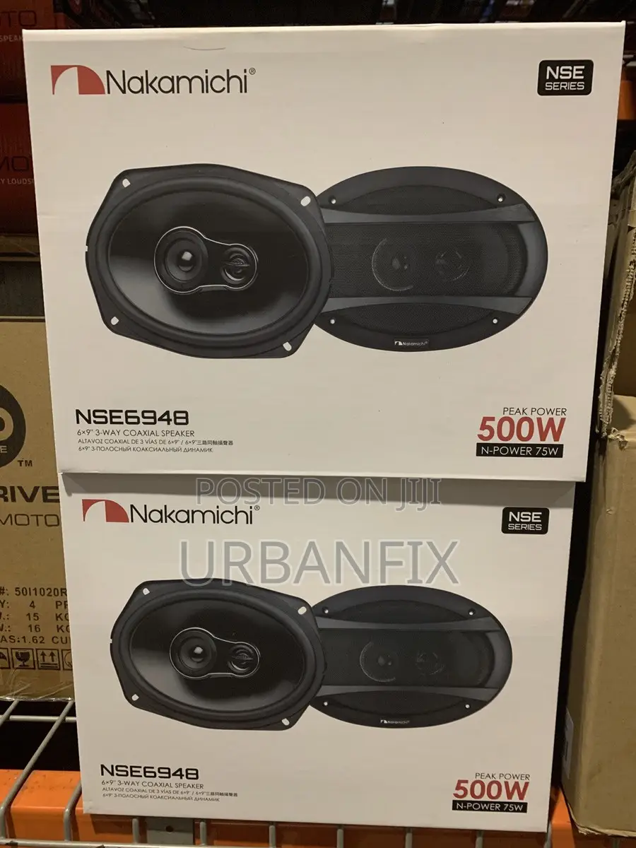 Nakamichi 6 by 9 Oval 500watts Powerful Midrange Speakers