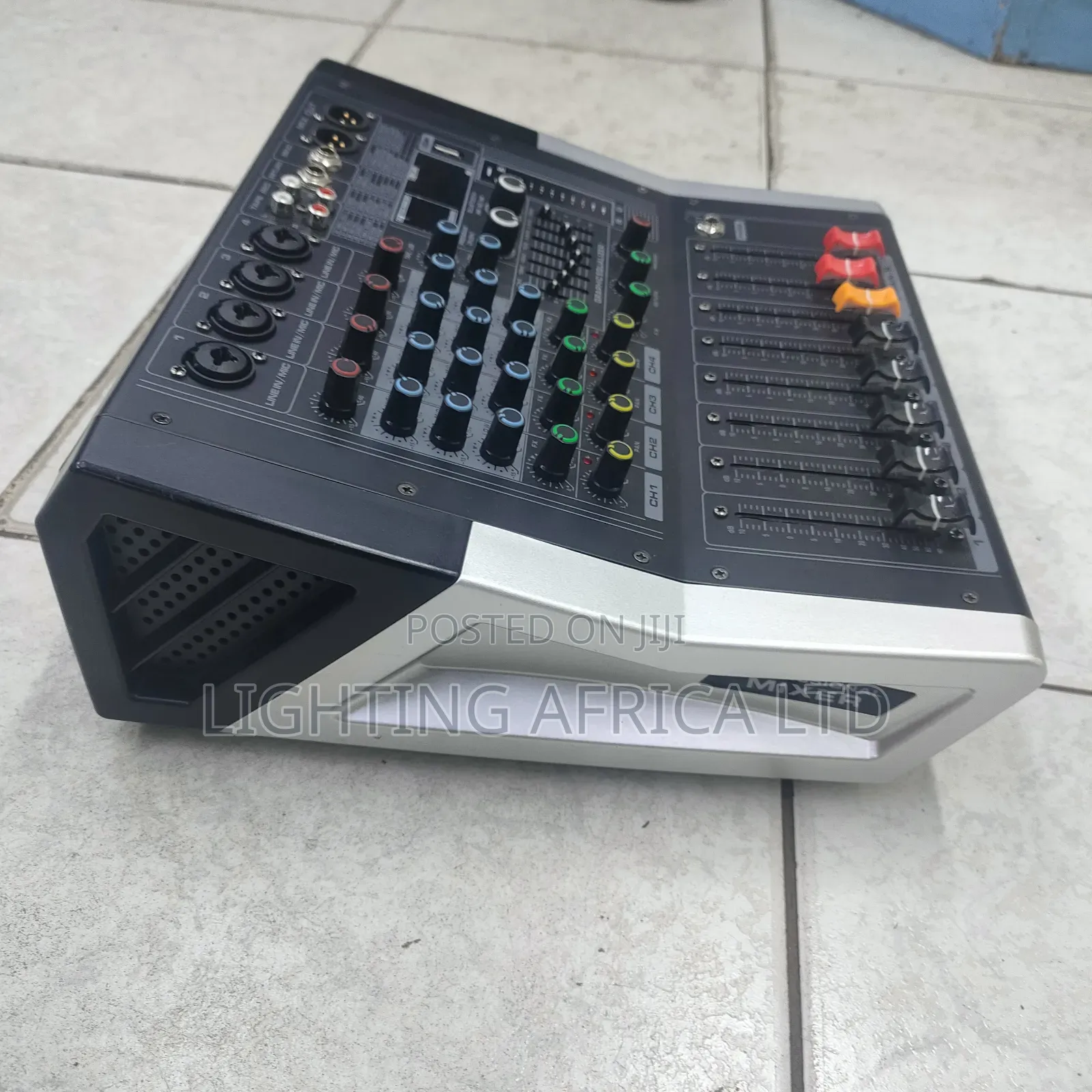 4 Channels Pro Powered Mixer With Usb Bluetooth