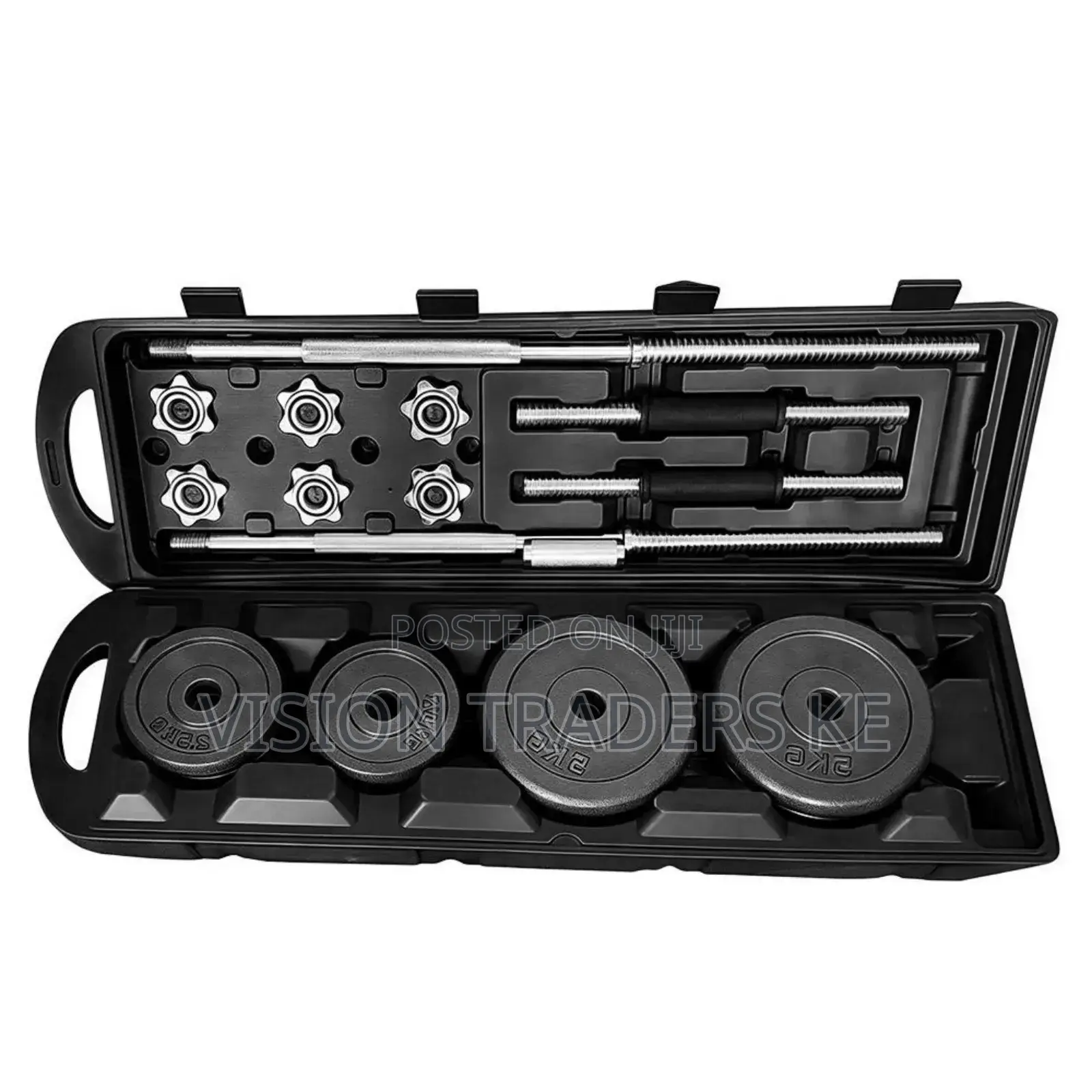 50kgs York Chrome Dumbell Set