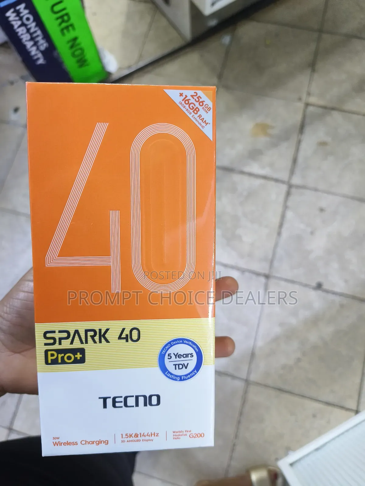 New Tecno Spark 40 Pro+ 256 GB Black