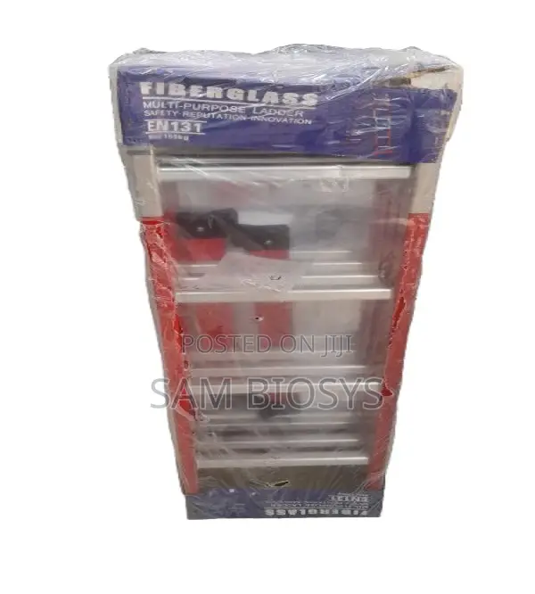 Fibre Glass Foldable Ladder Telescopic 16ft