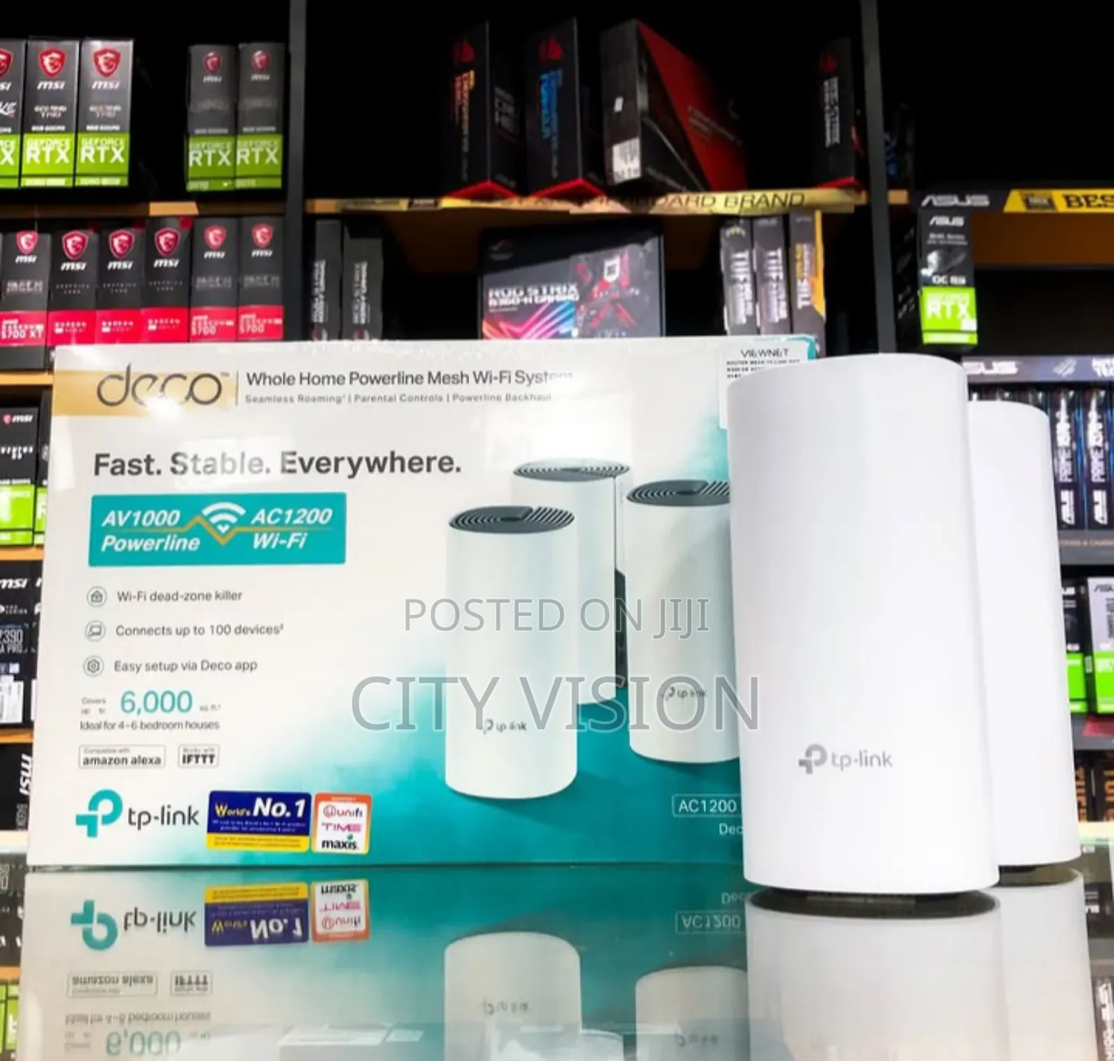 Tp-Link Deco P9 Ac1200 Av1000 Whole Home Hybrid Mesh Wifi