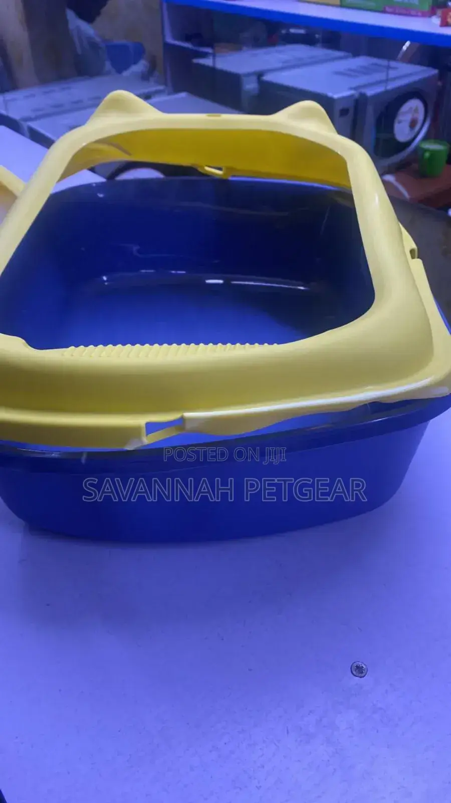 Cat Litter Box, High-Sided Rim Litter Scoop (Defective Cover