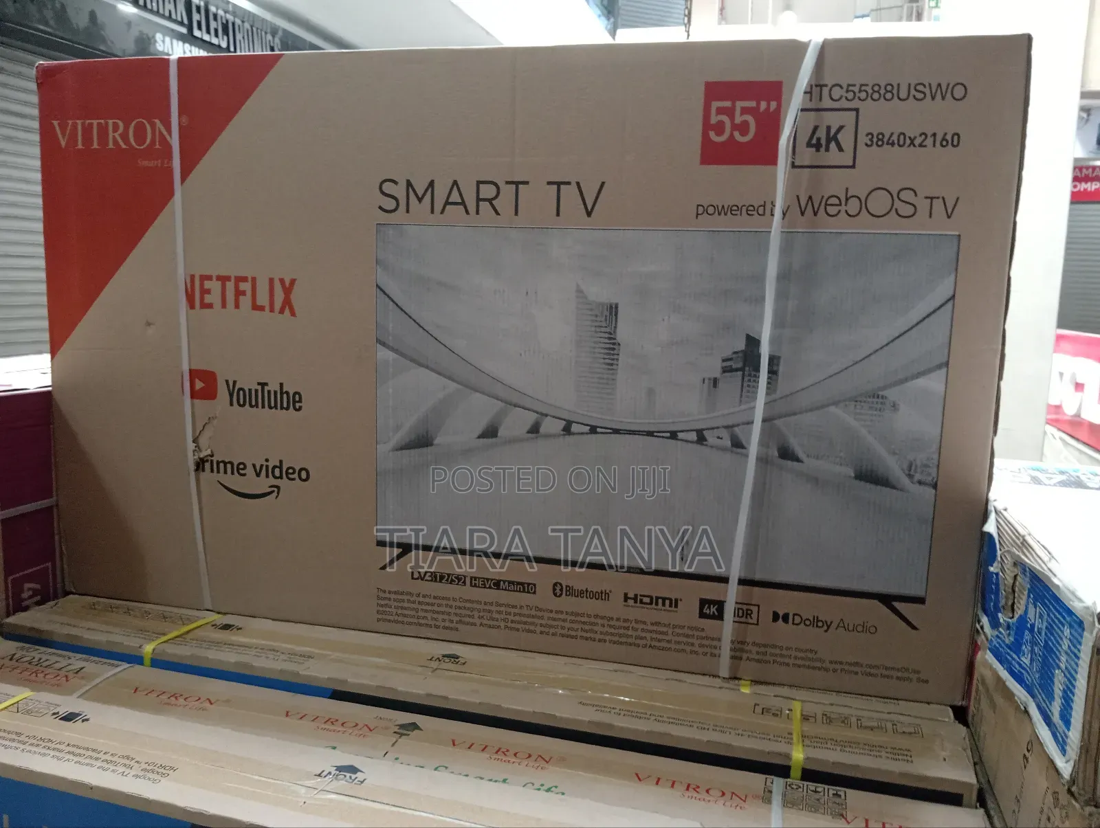 Vitron 55 Inch Smart Webos Uhd Frameless Tv