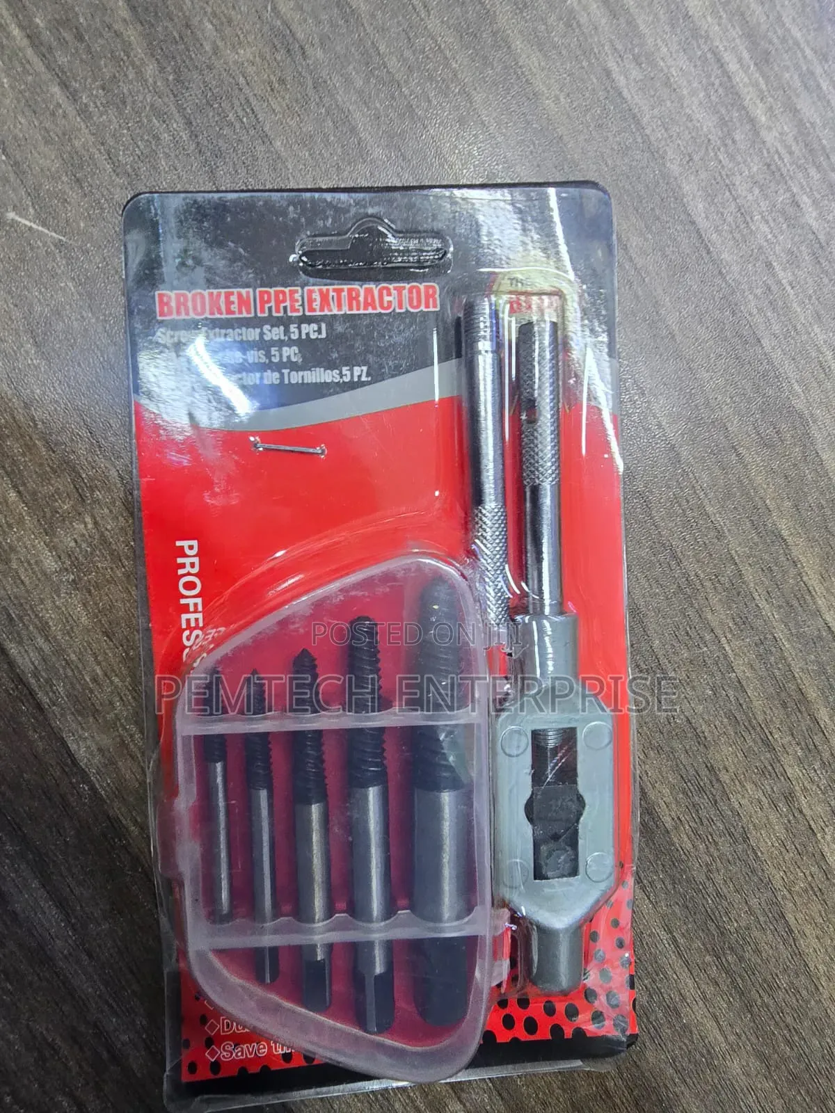 5-Piece Screw Extractor Set