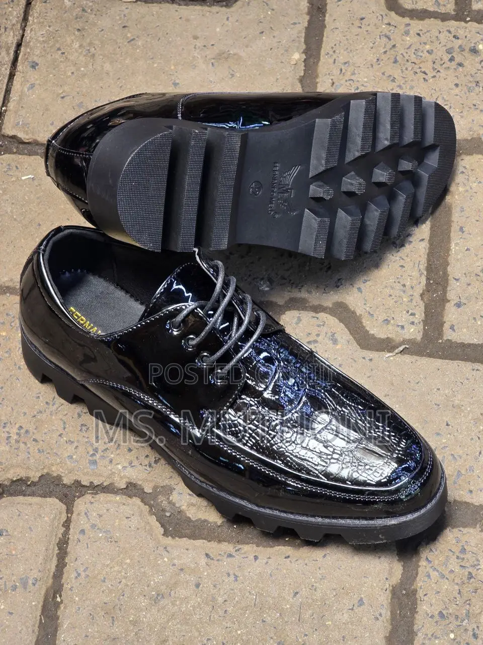 Laced Black Men’S Moccasin Sizes: 40 41 42 43 44 45