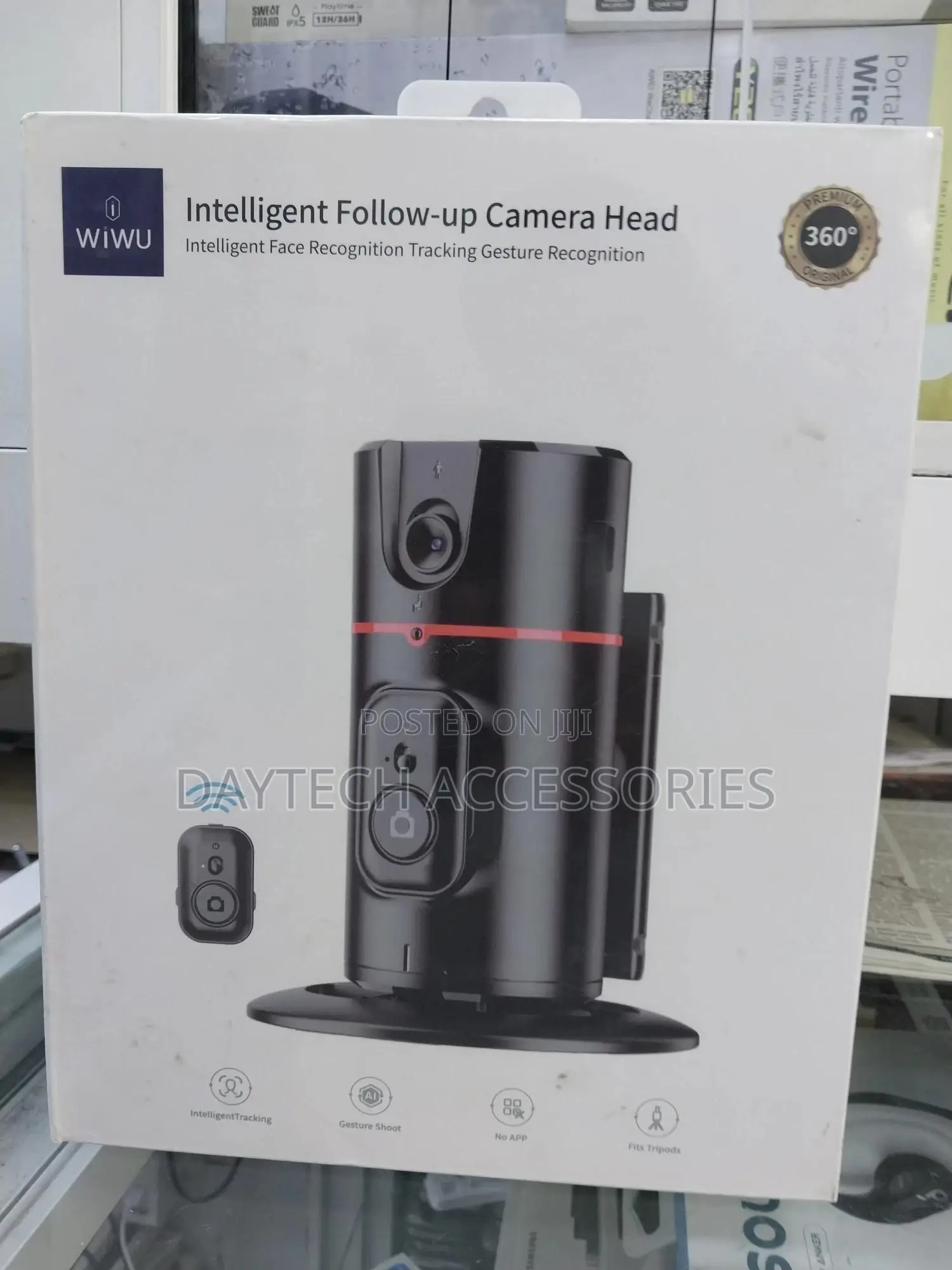 Wiwu Intelligent Followup Camera Head Phone Stabilizer Black