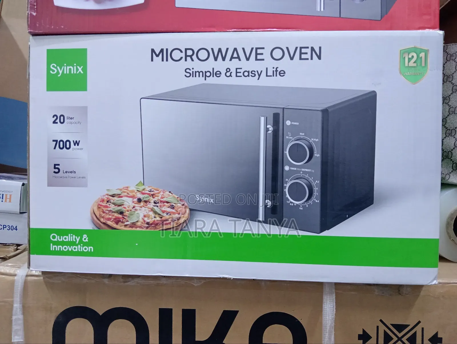 Syinix 20litres Manual Microwave Oven 700w