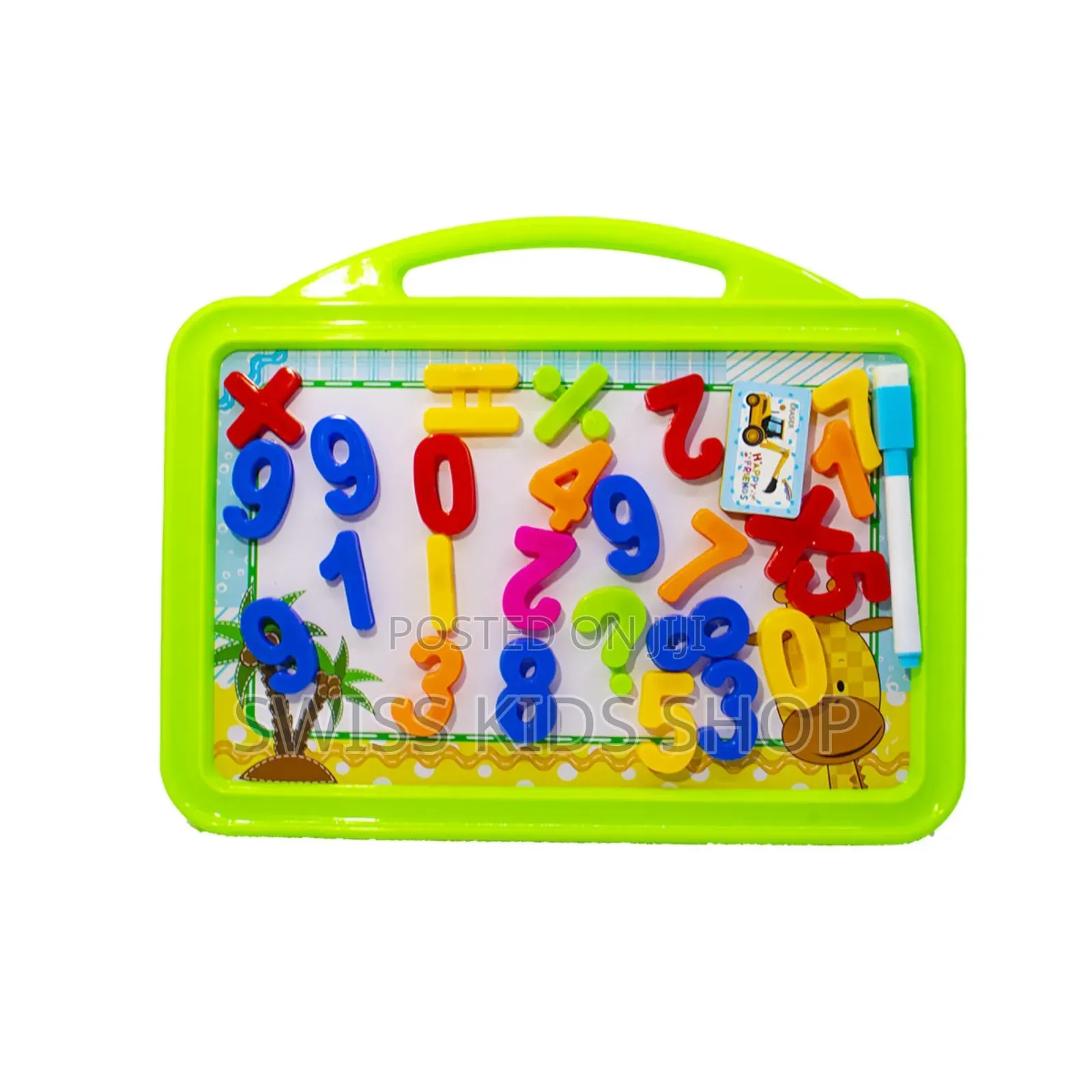 White Board/ Magnetic Writing Board With Numbers / Numbers